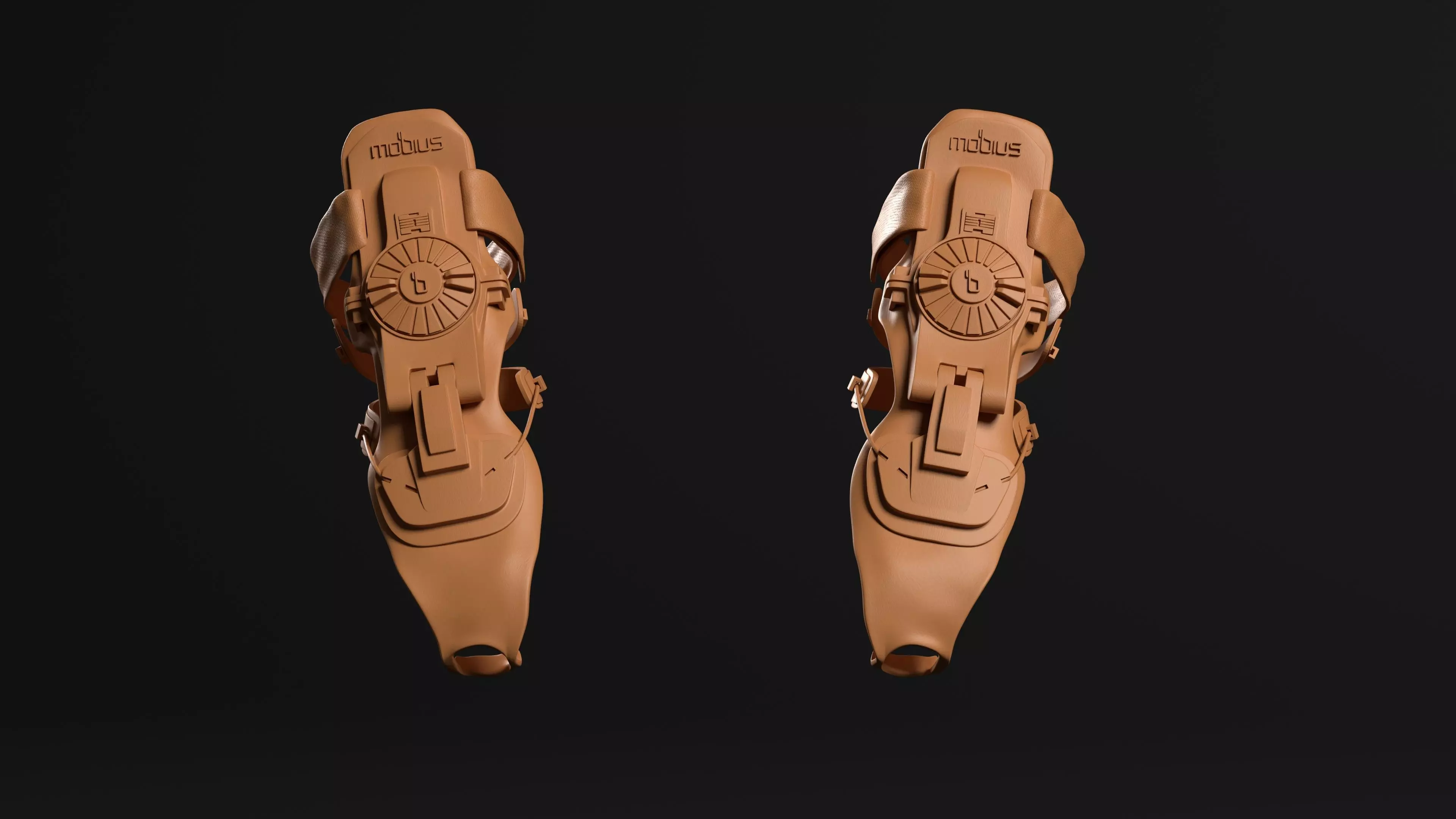 Mobius Wrist Band for motocross 3D print model_0