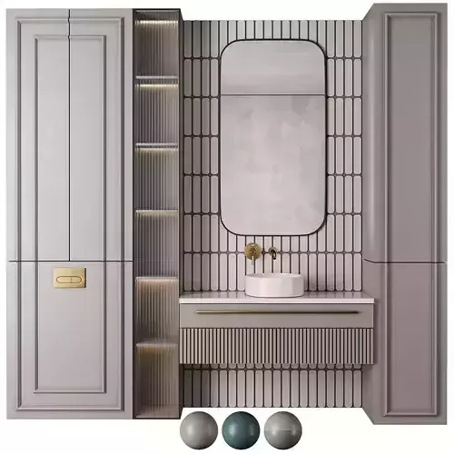 Bathroom Furniture 17 Classic Vigo industries 3D model