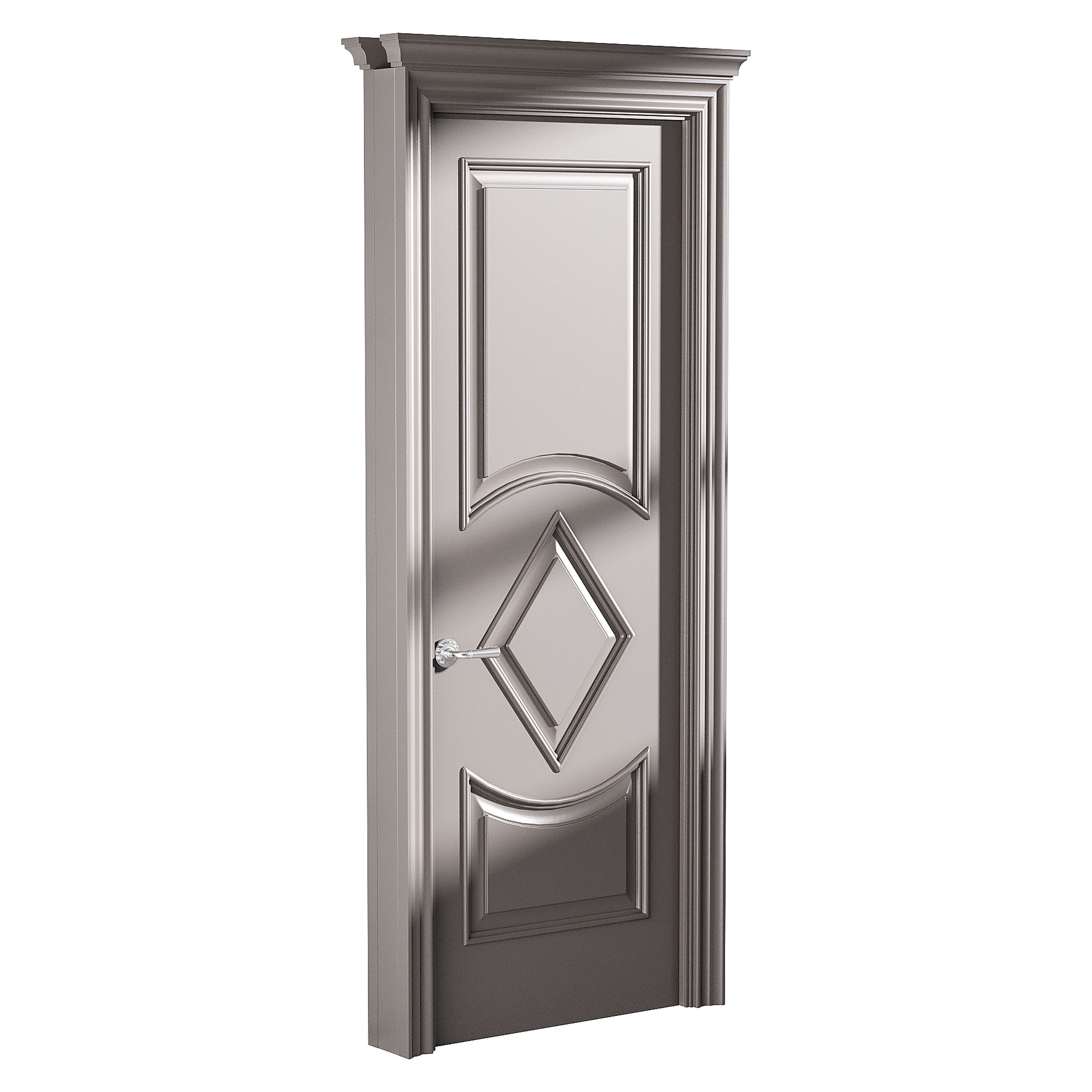 Modern entrance door 62 3D model_9