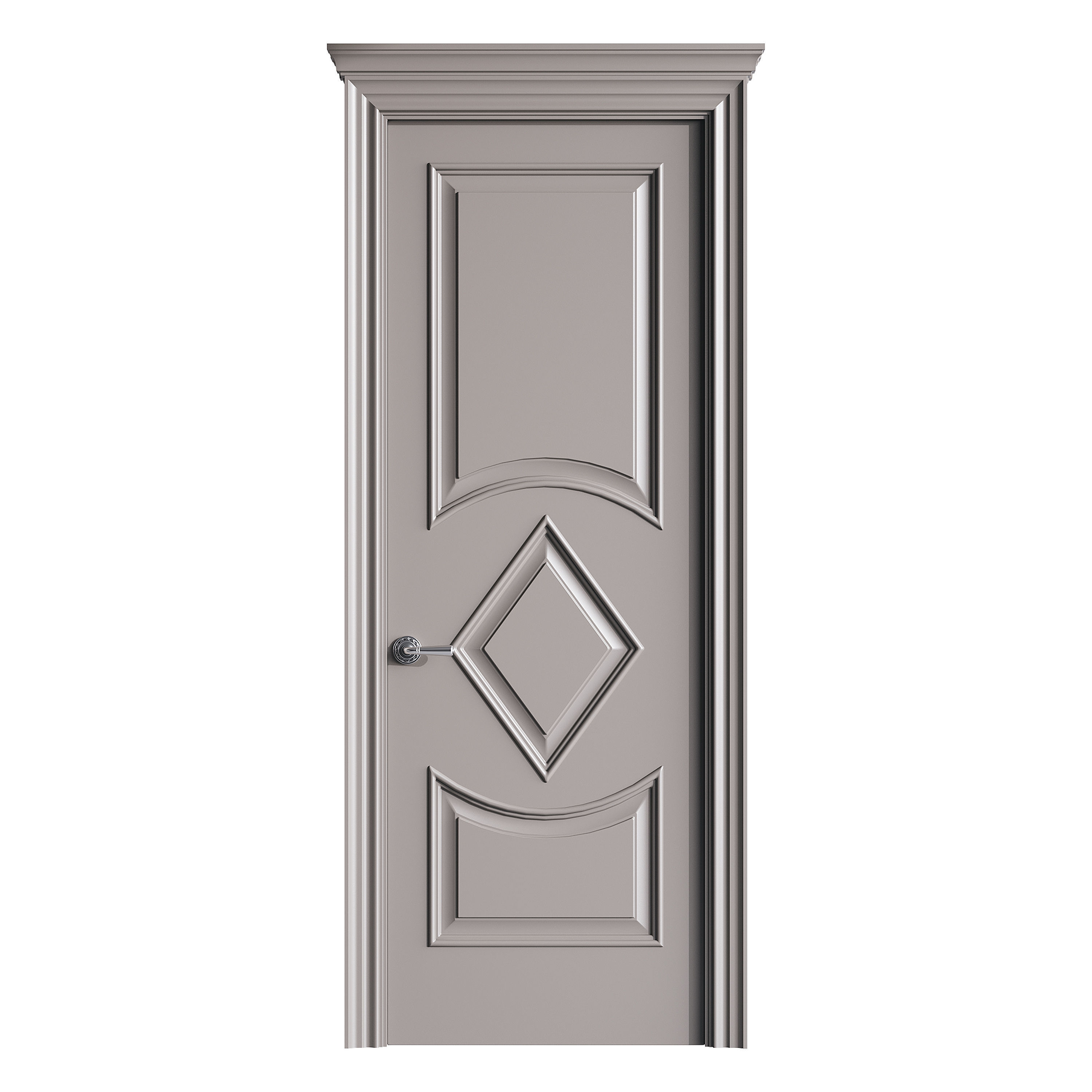 Modern entrance door 62 3D model_5