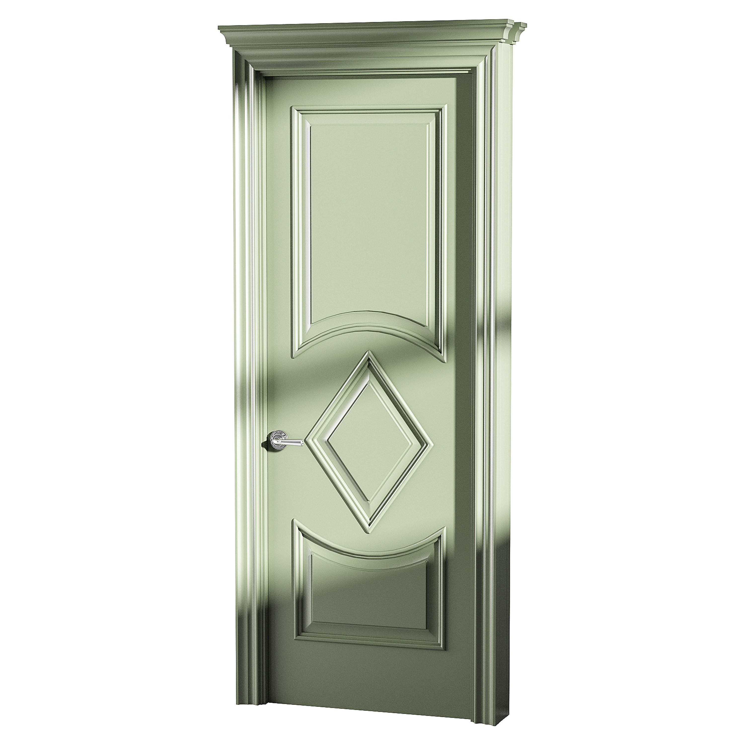Modern entrance door 62 3D model_11