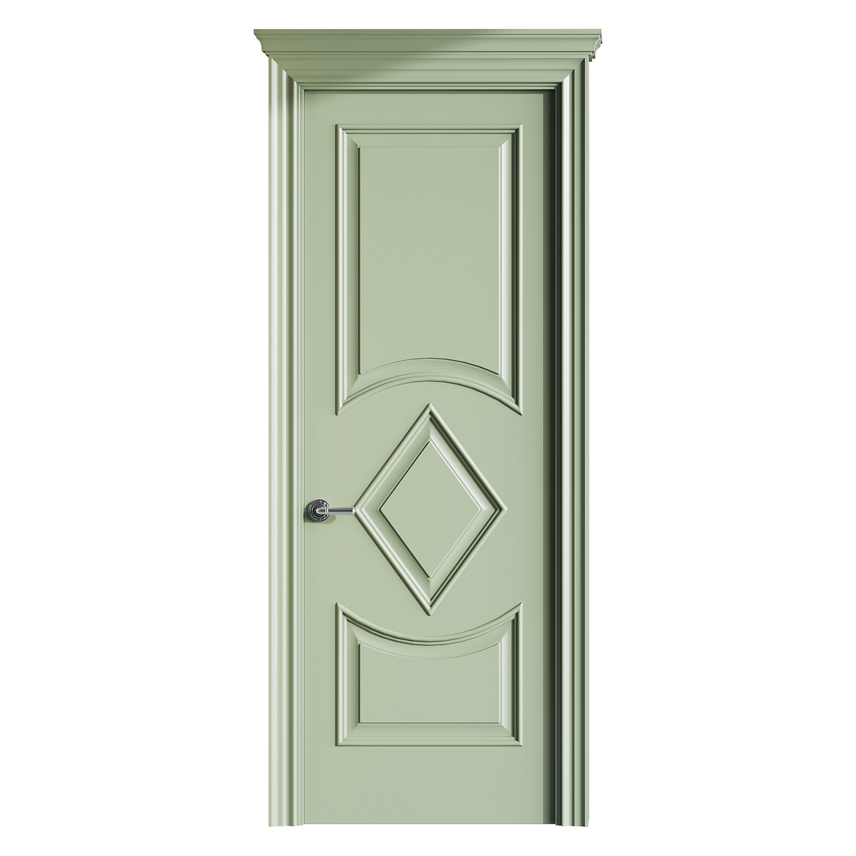 Modern entrance door 62 3D model_7