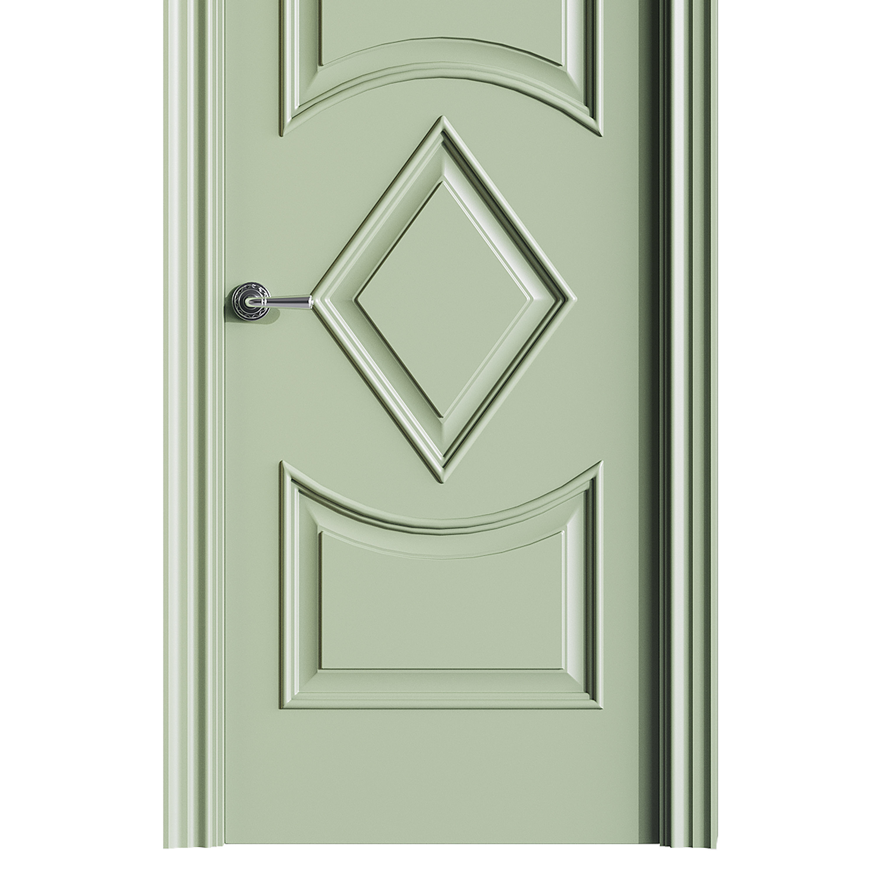 Modern entrance door 62 3D model_3