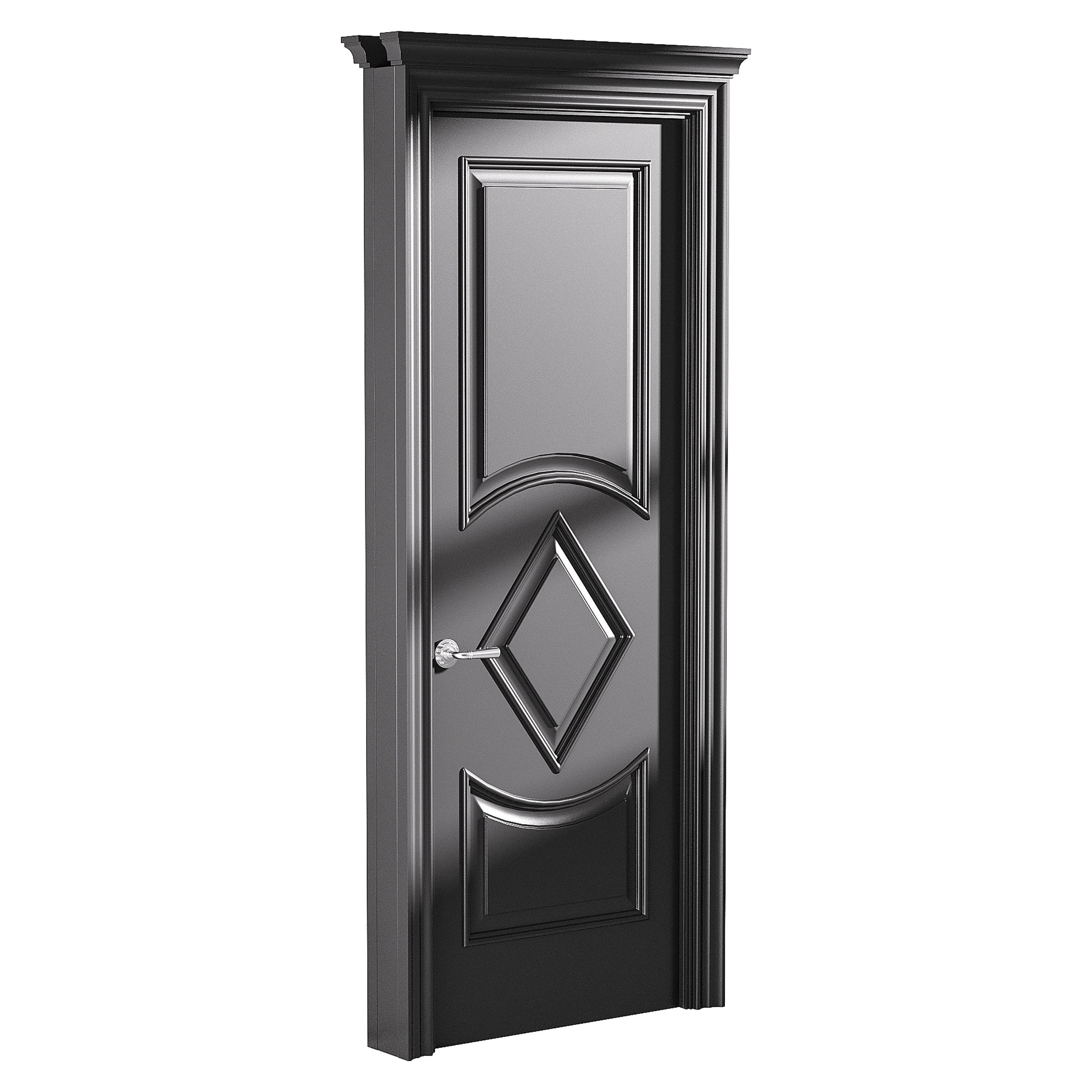 Modern entrance door 62 3D model_8
