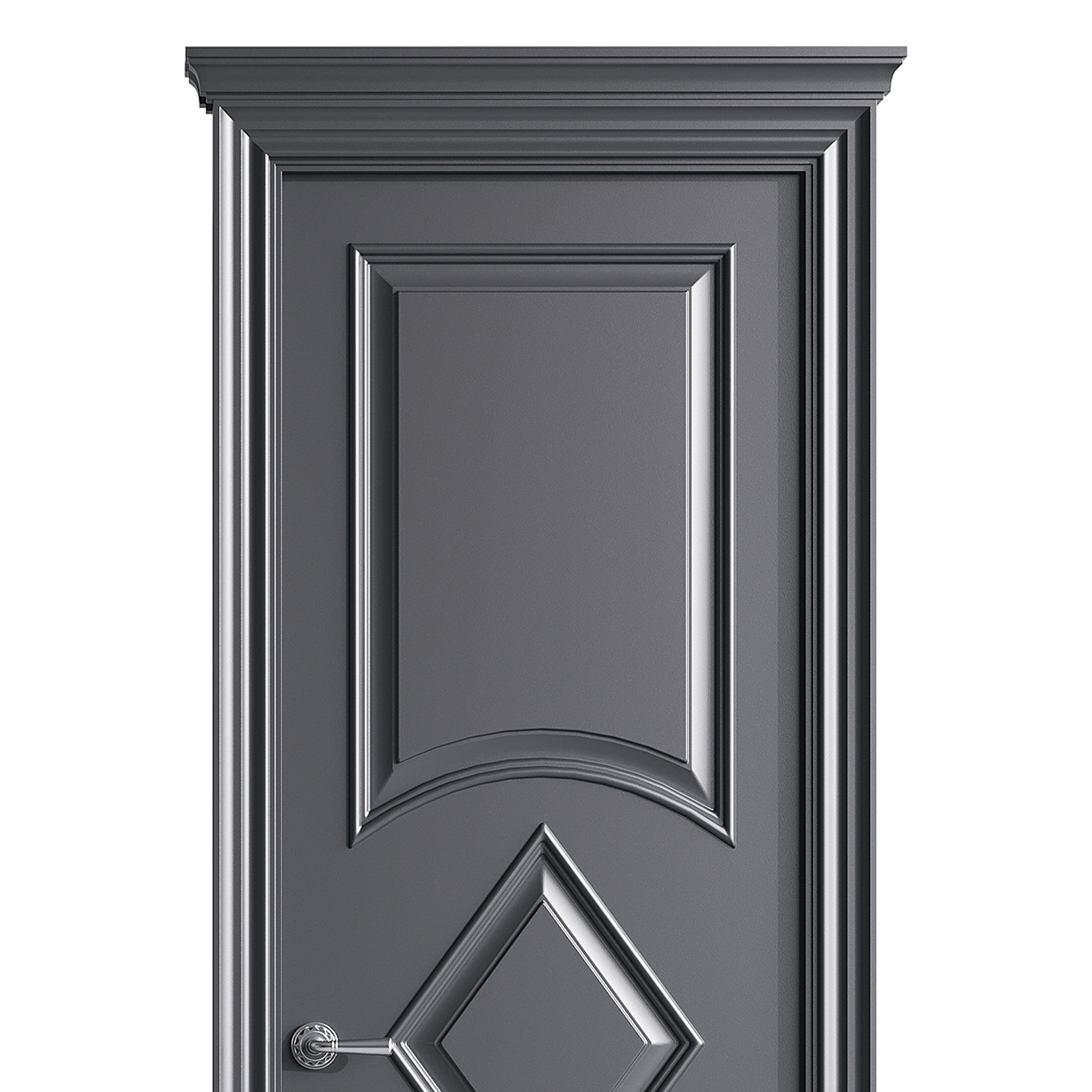 Modern entrance door 62 3D model_1
