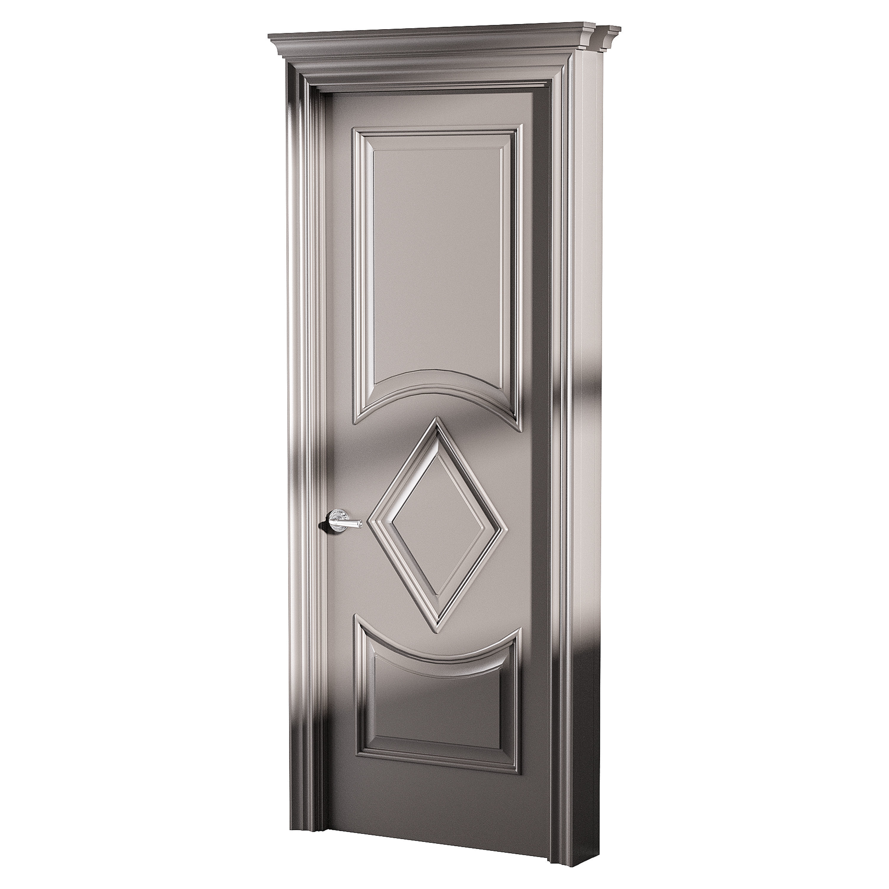 Modern entrance door 62 3D model_10