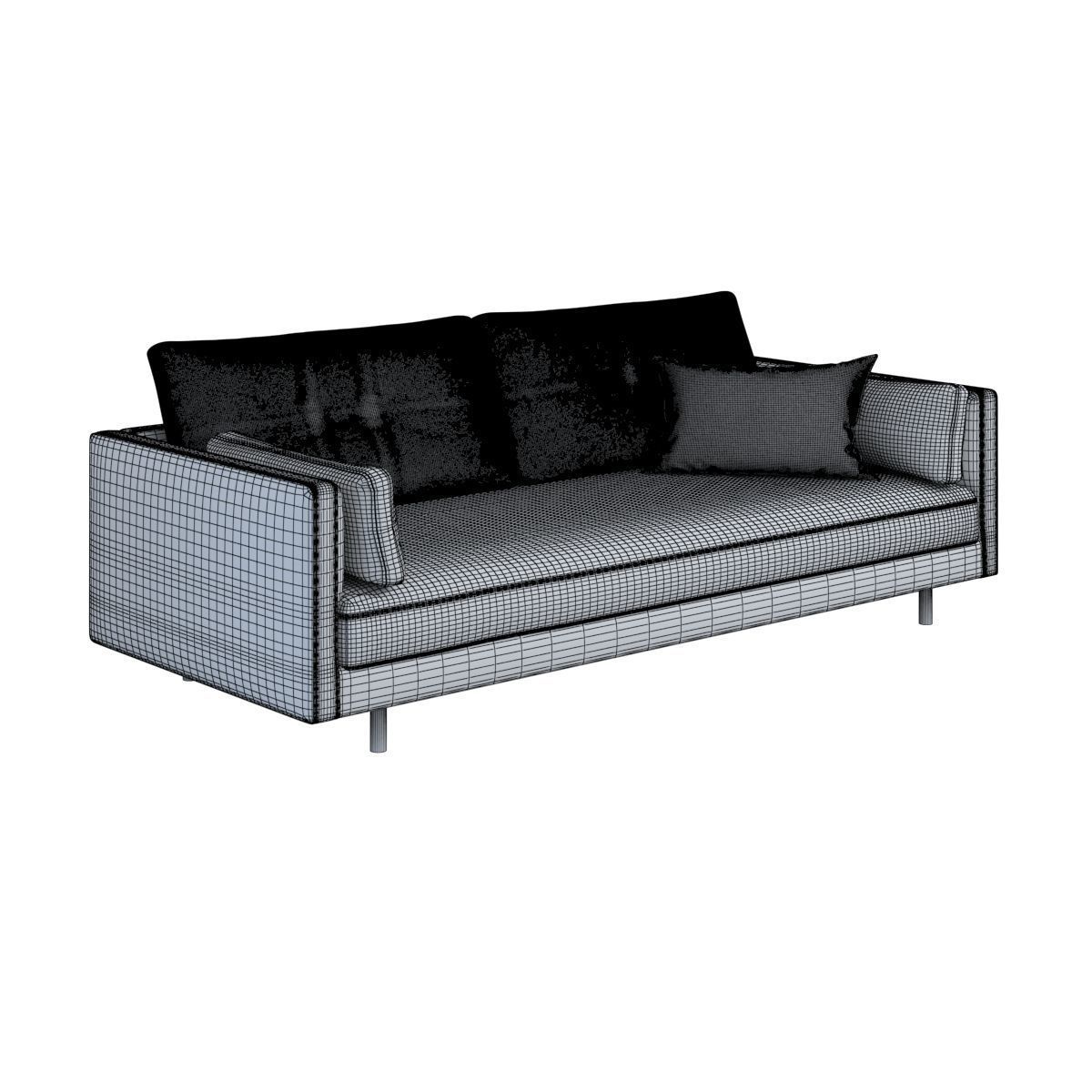 Interface Twin Sofa 3D model_4