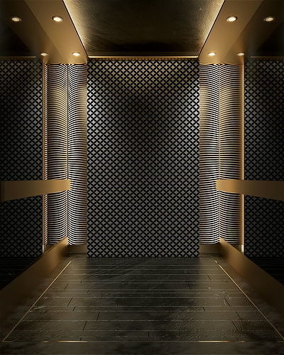Elevator 1 Low-poly 3D model