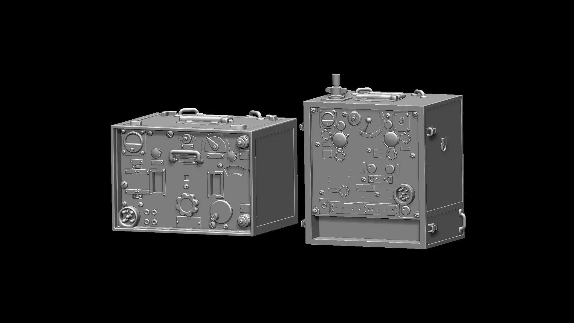 walkie-talkie german ww2 3D print model