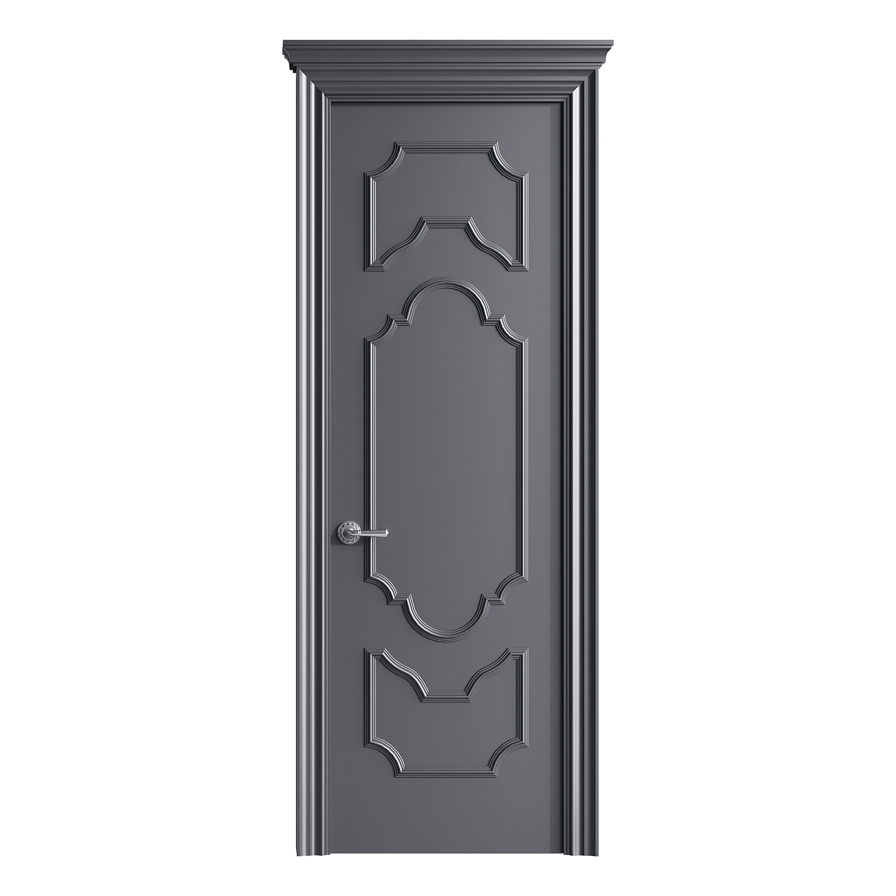 Modern entrance door 63 3D model_12