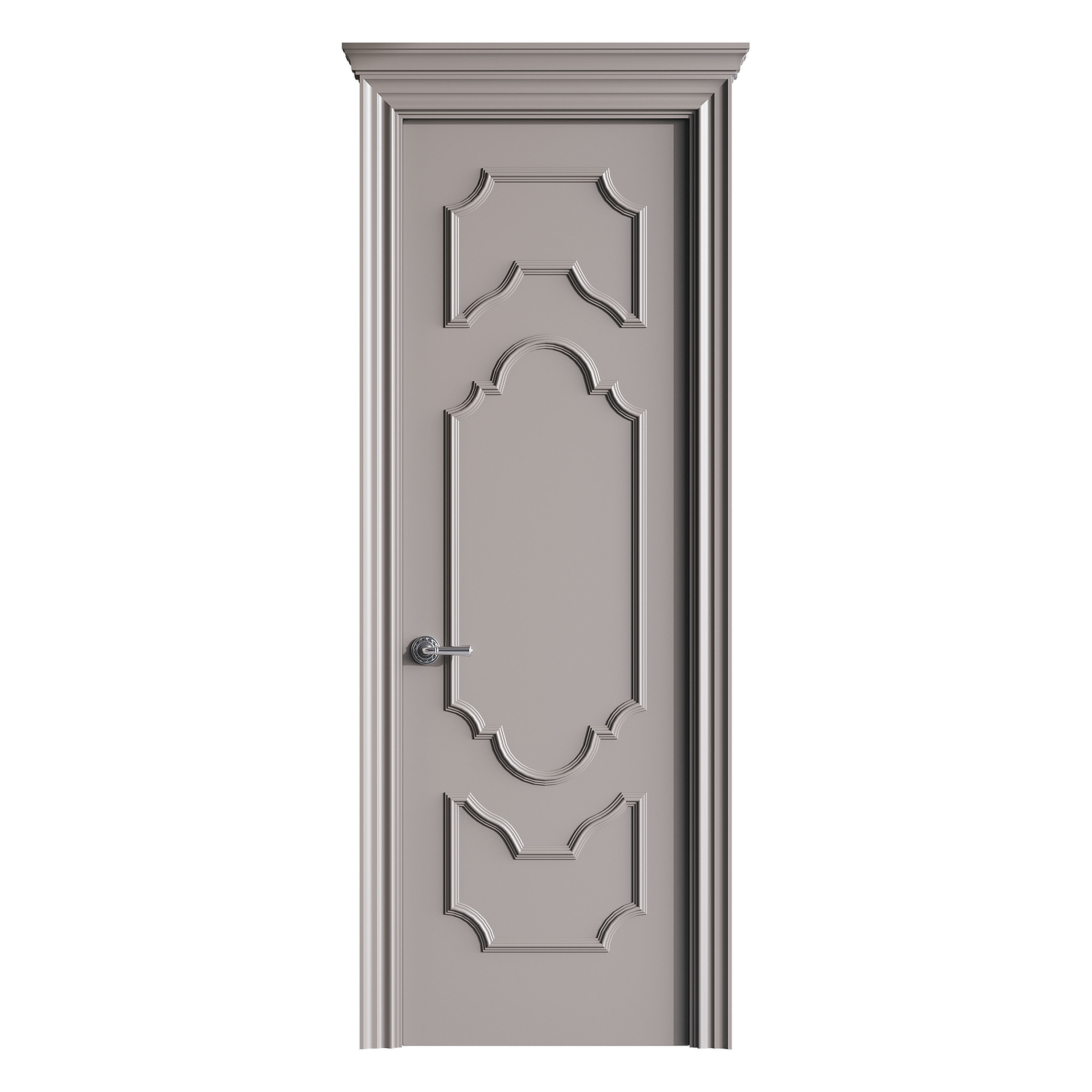 Modern entrance door 63 3D model_3