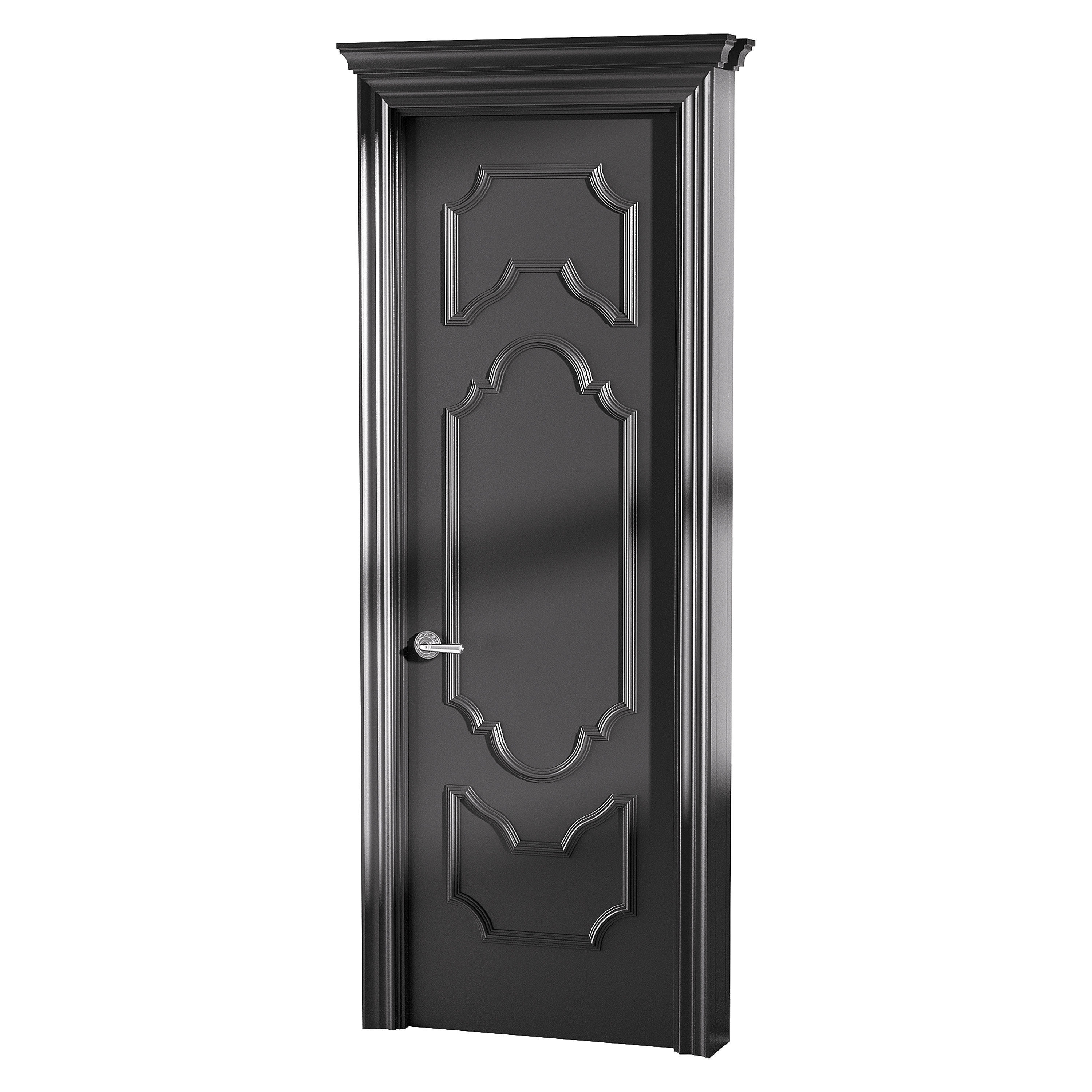 Modern entrance door 63 3D model_9