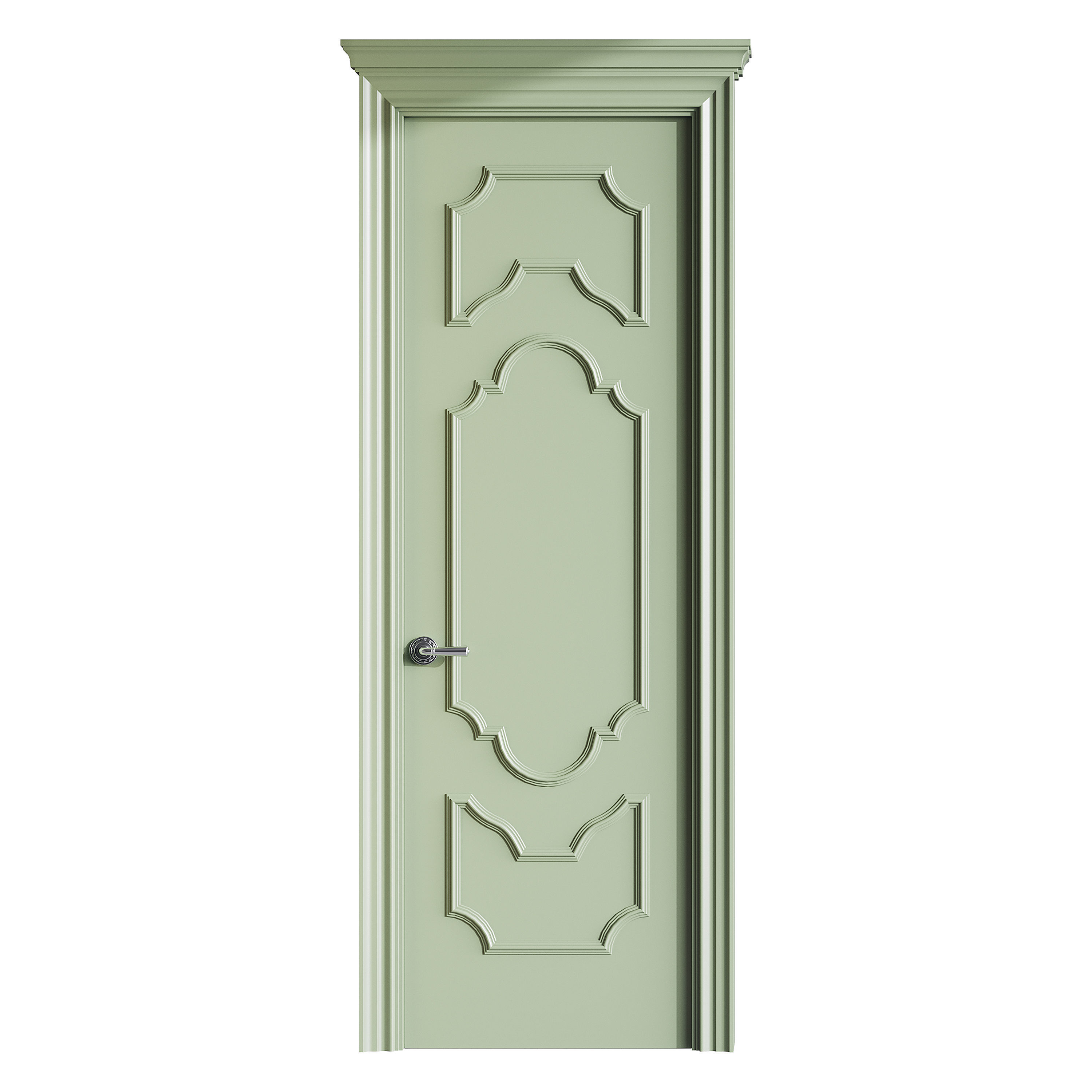 Modern entrance door 63 3D model_4