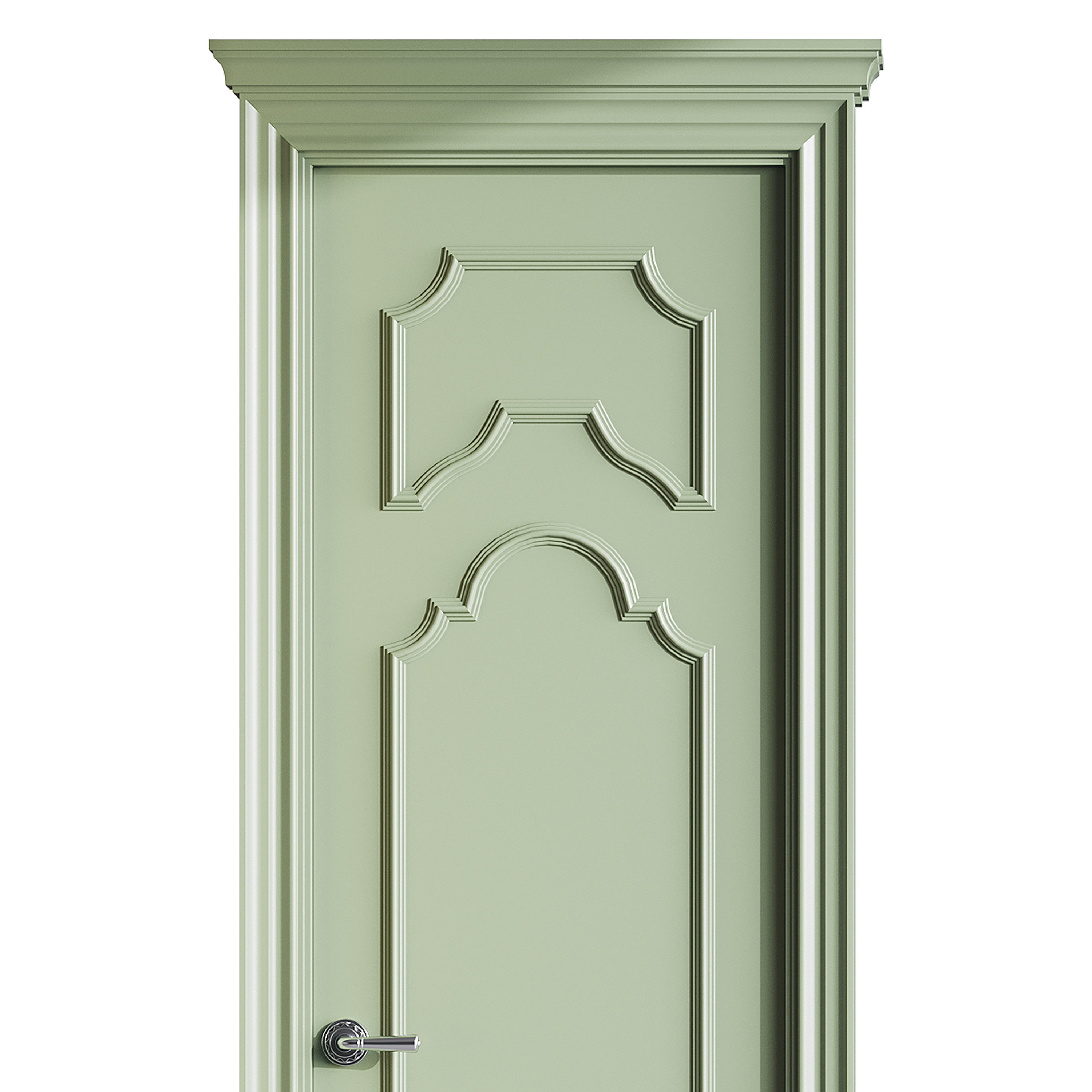 Modern entrance door 63 3D model_7