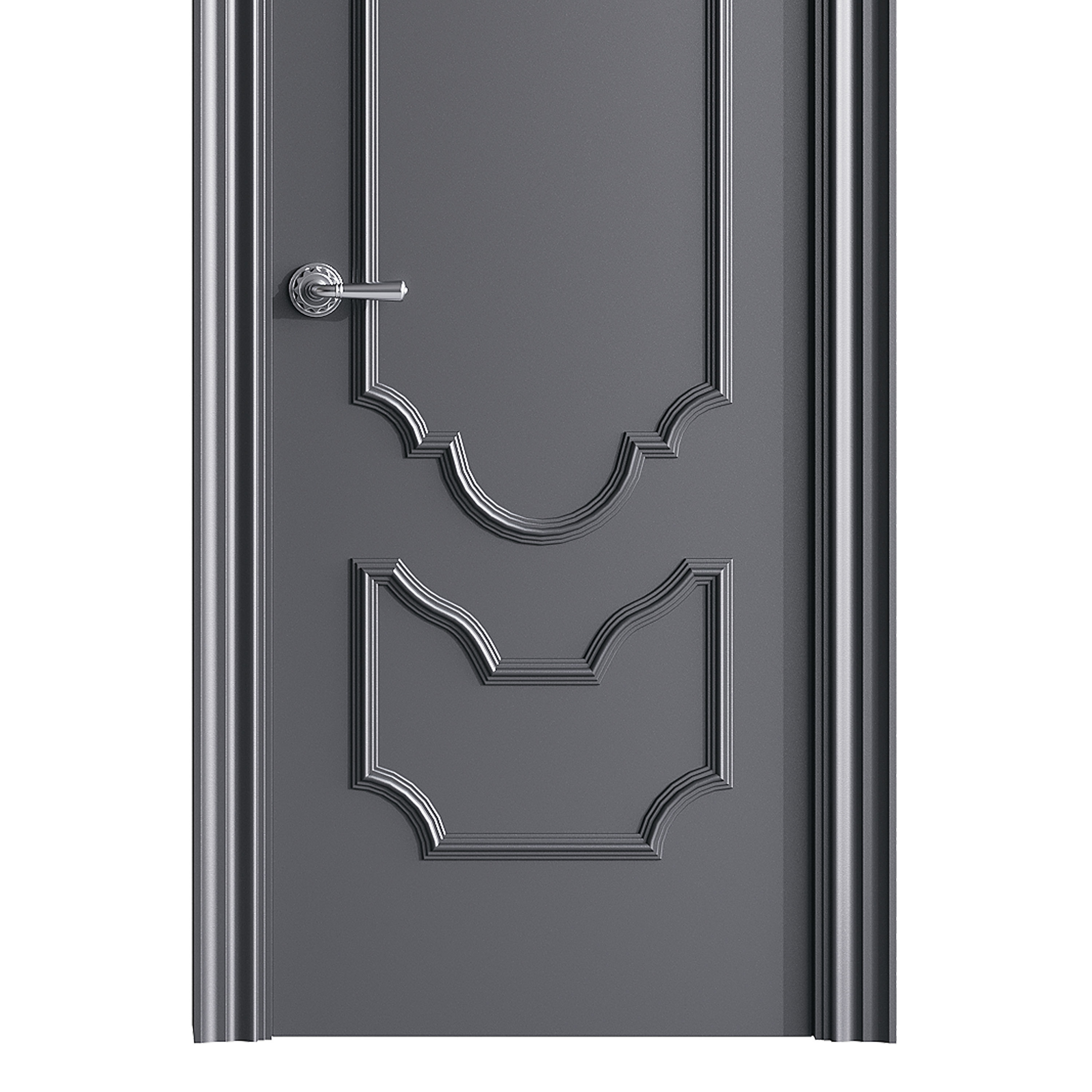 Modern entrance door 63 3D model_8