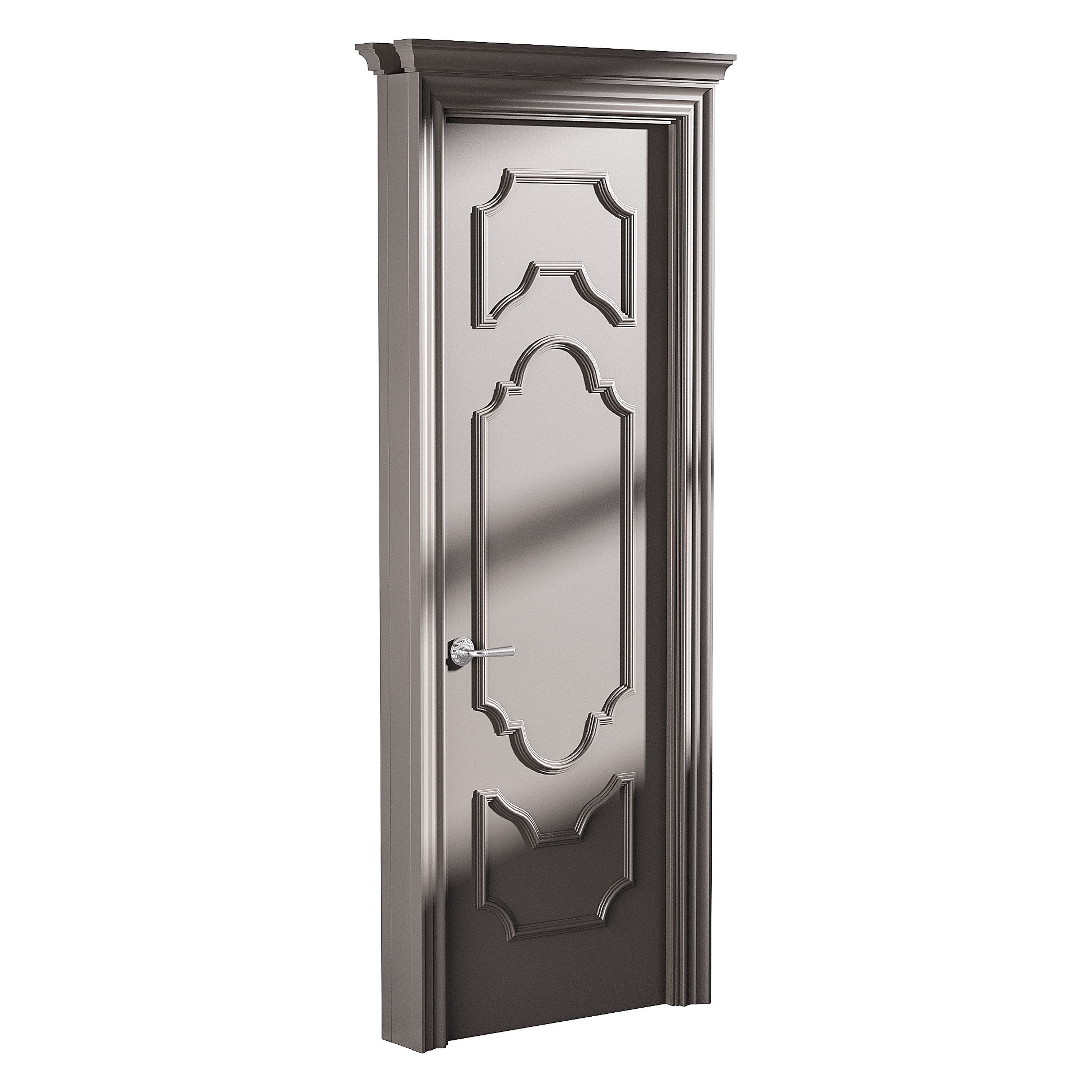 Modern entrance door 63 3D model_5