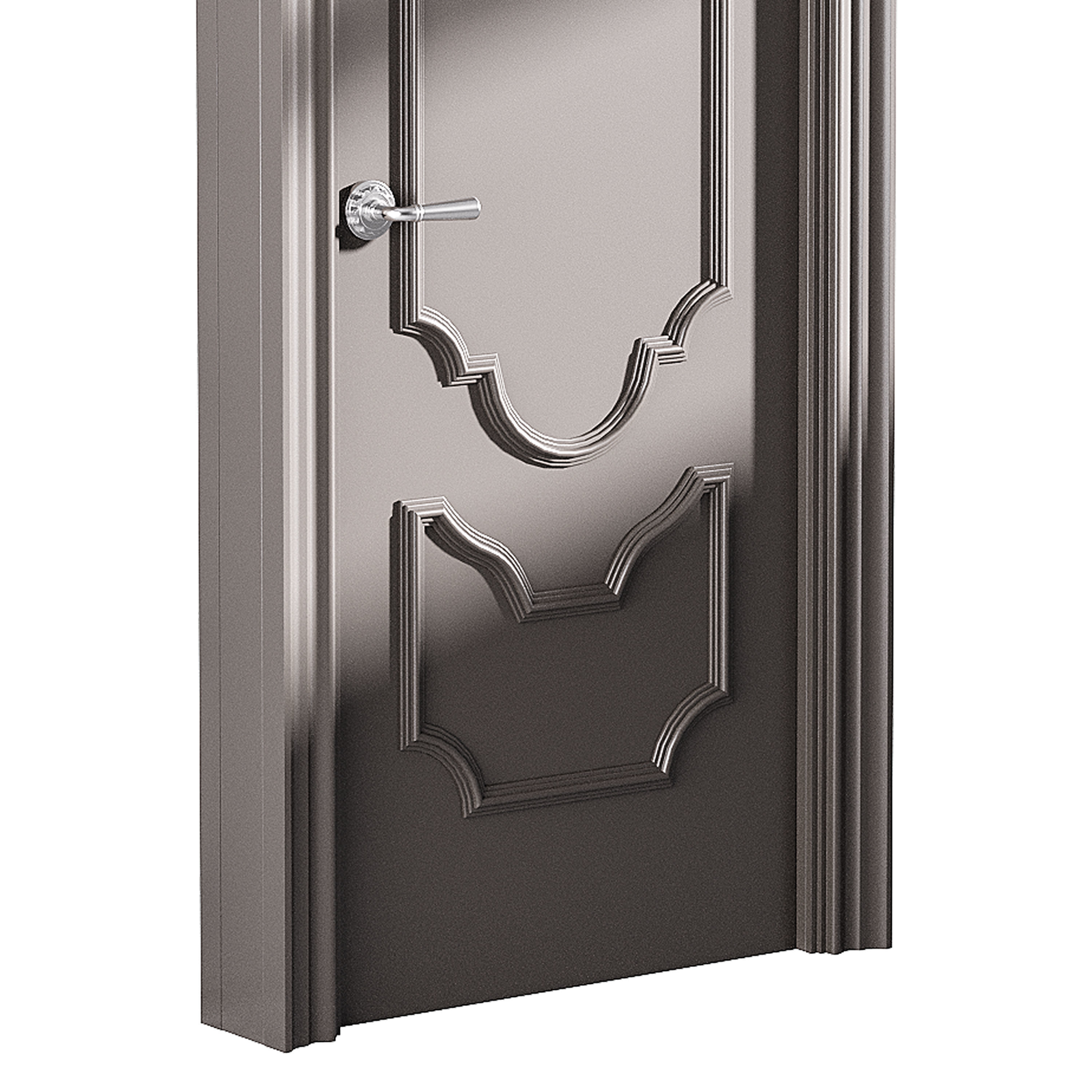 Modern entrance door 63 3D model_11