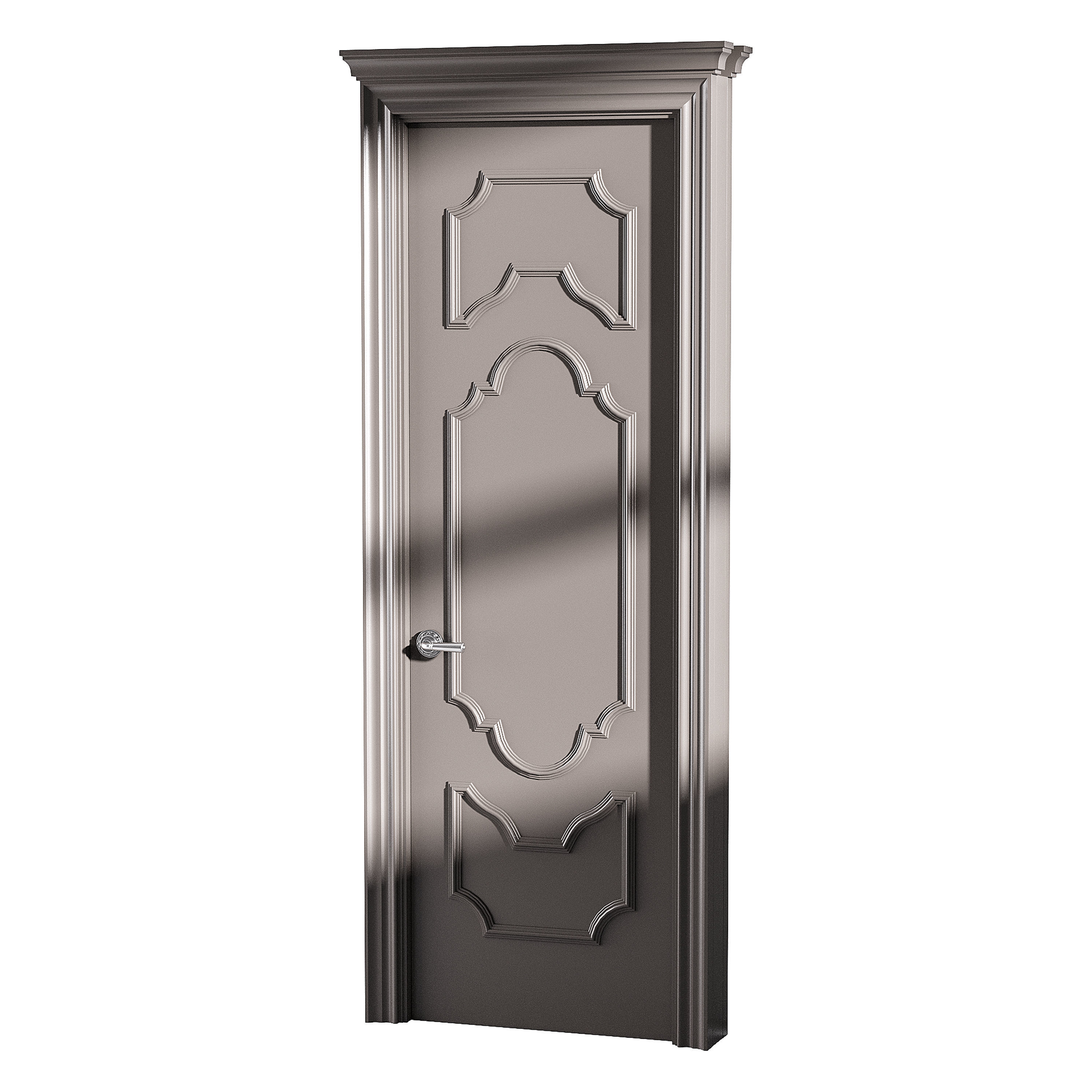 Modern entrance door 63 3D model_2