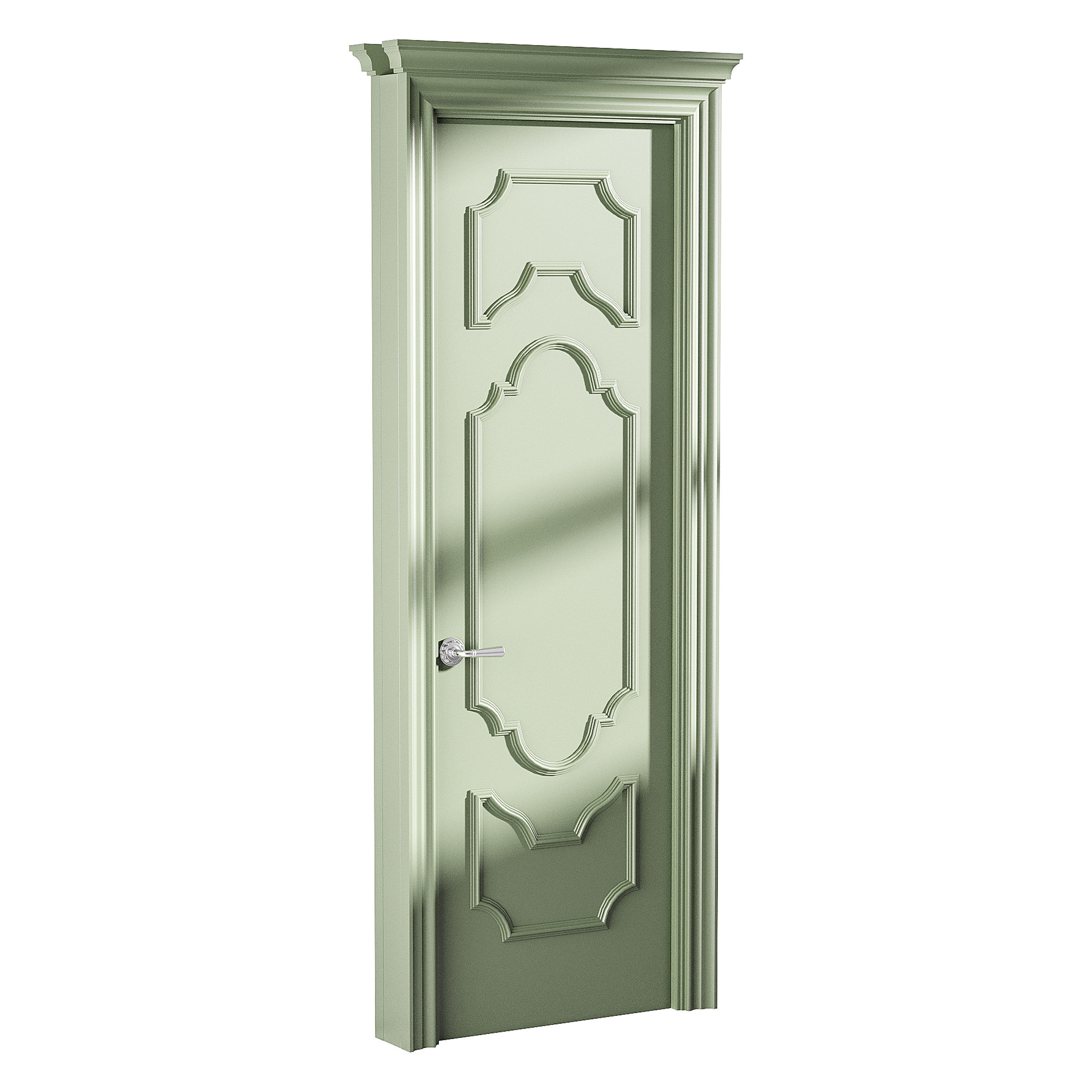 Modern entrance door 63 3D model_6
