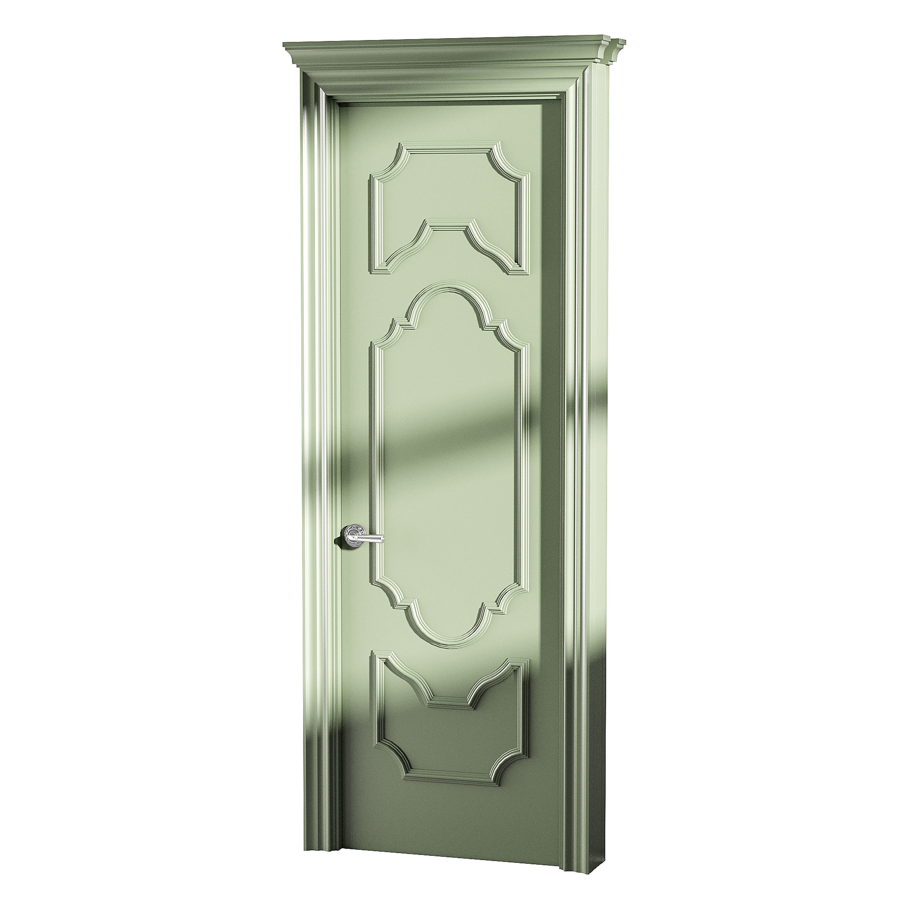 Modern entrance door 63 3D model_1