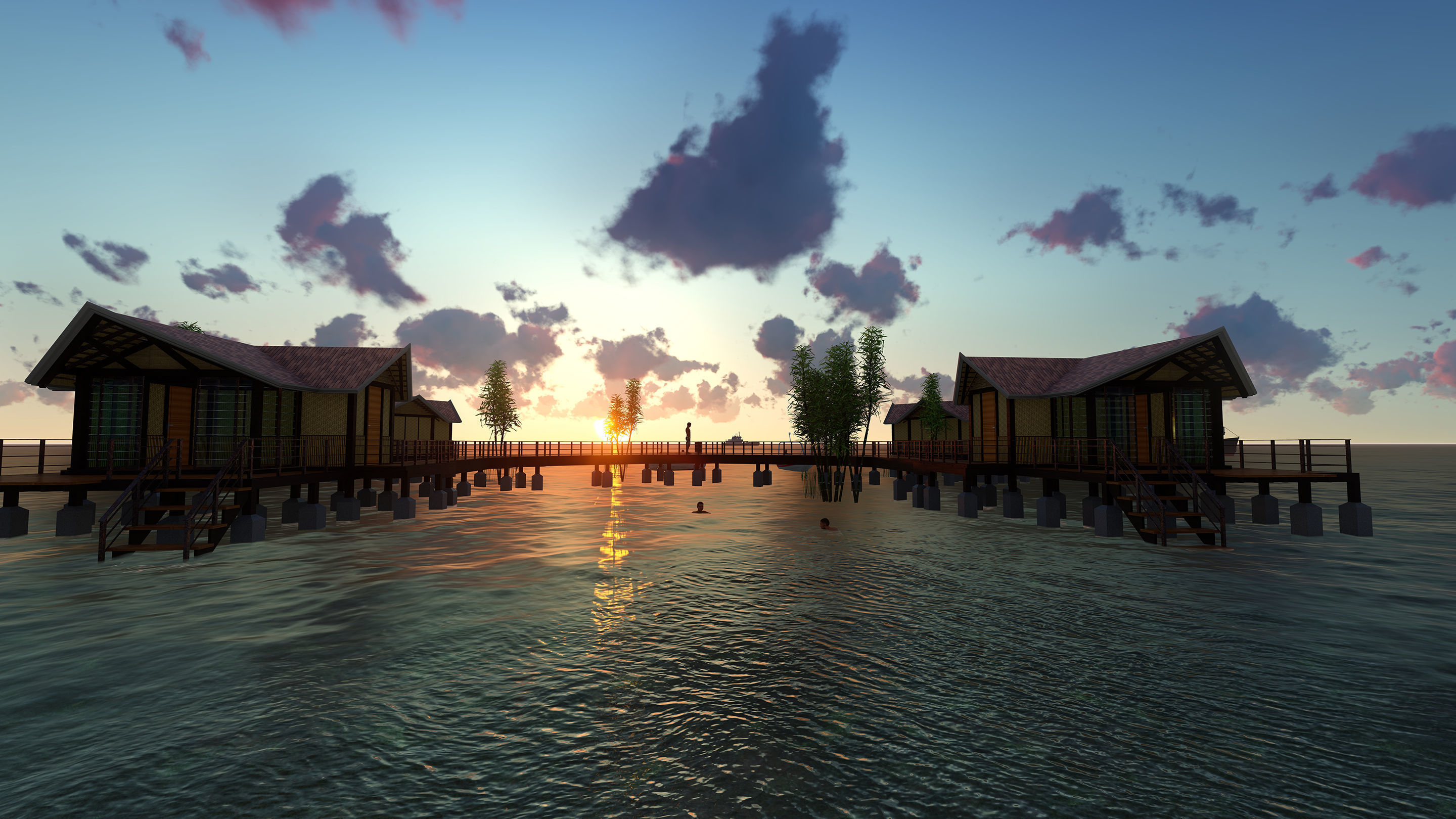 Hotel Beach 3D model_17