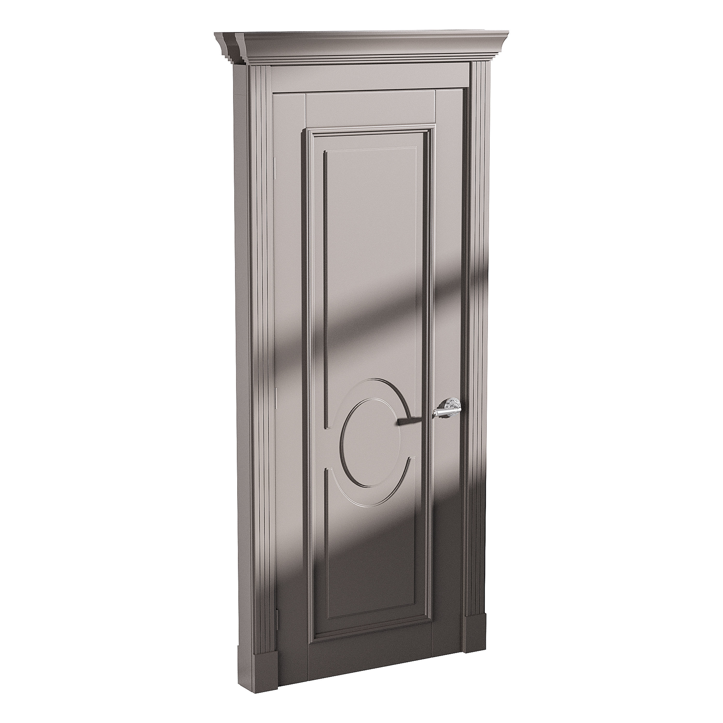 Modern entrance door 65 3D model_5