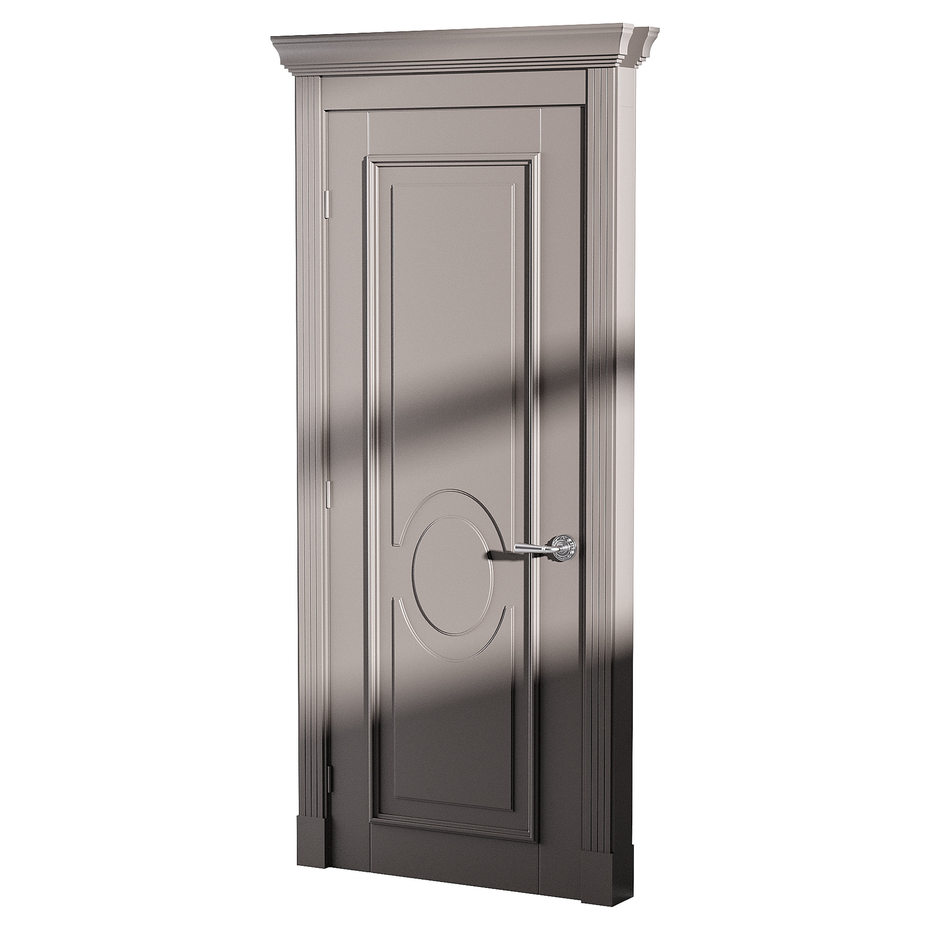 Modern entrance door 65 3D model_3