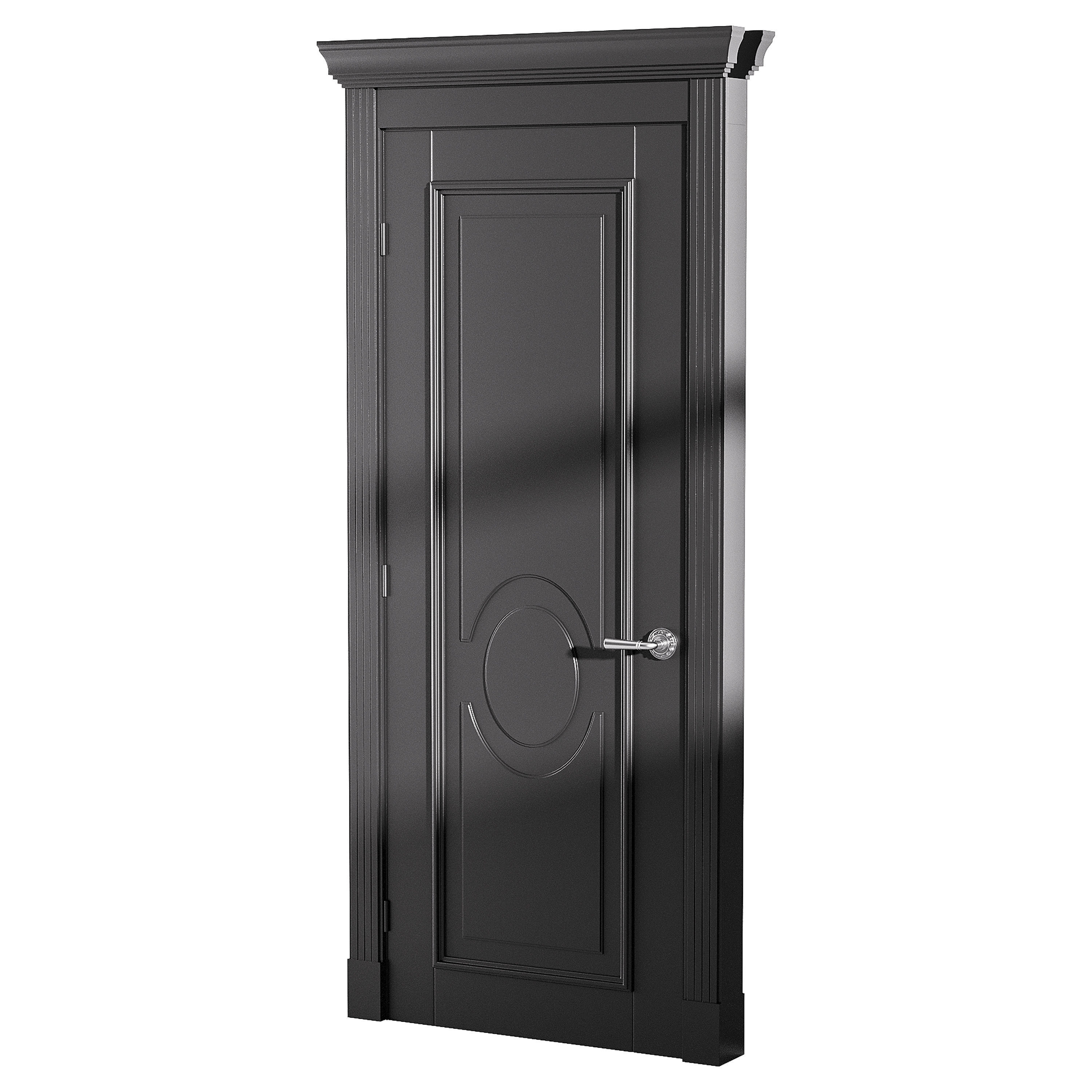 Modern entrance door 65 3D model_6
