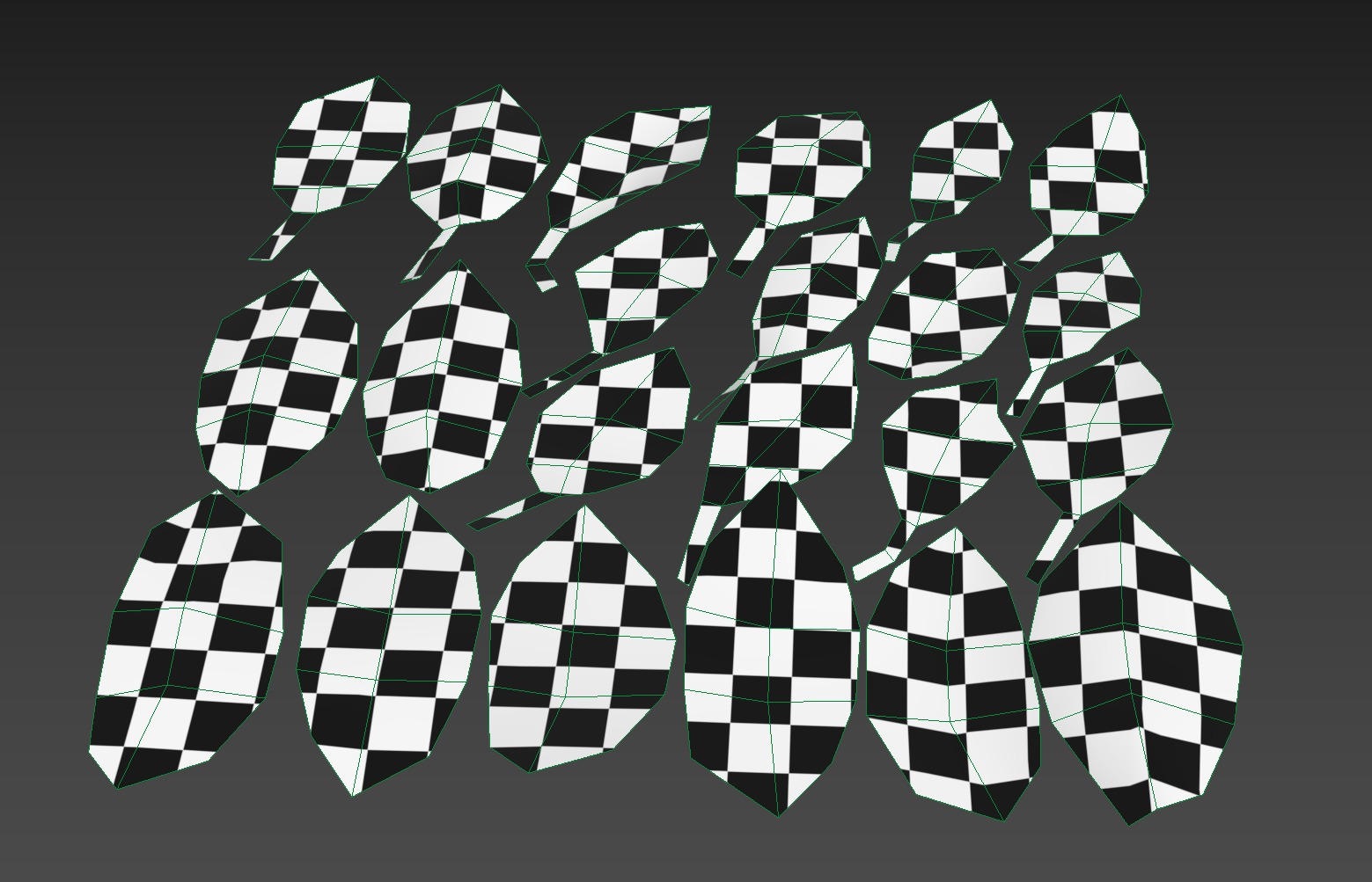 Cherry Leaves Leaf Autumn Fall  Low-poly 3D model_12