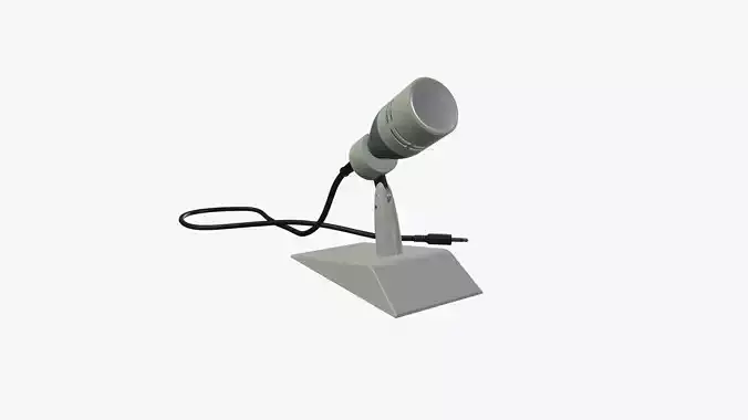Microphone 3D model