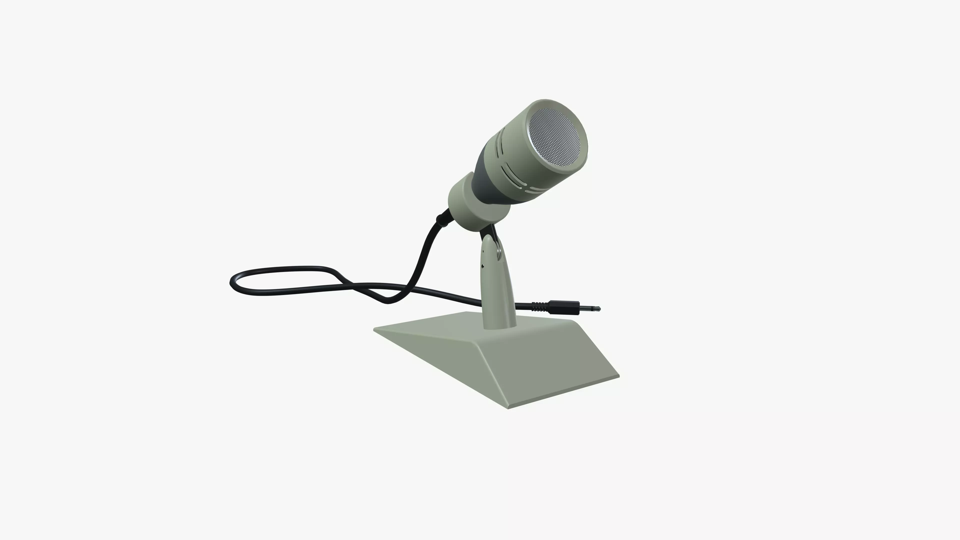 Microphone 3D model_0