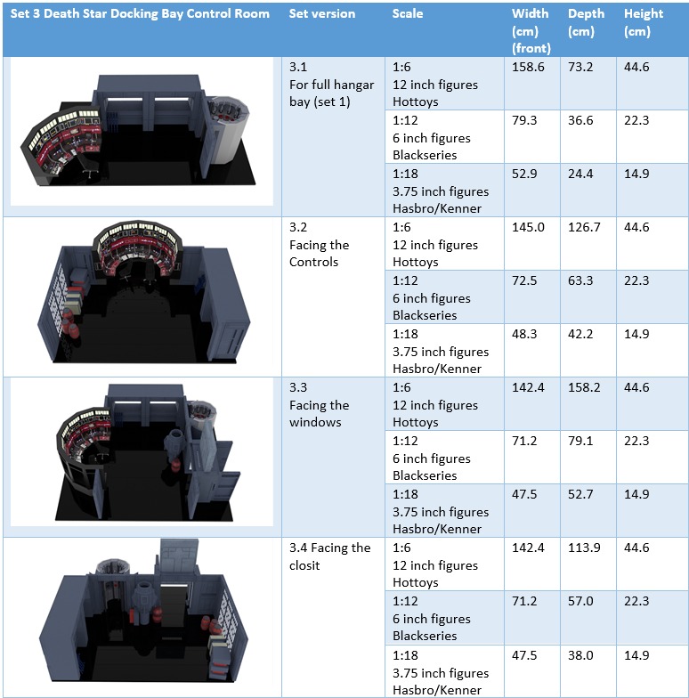 Set 3 - Docking bay Command Office 1-6 scale Hottoys 3D print model_45