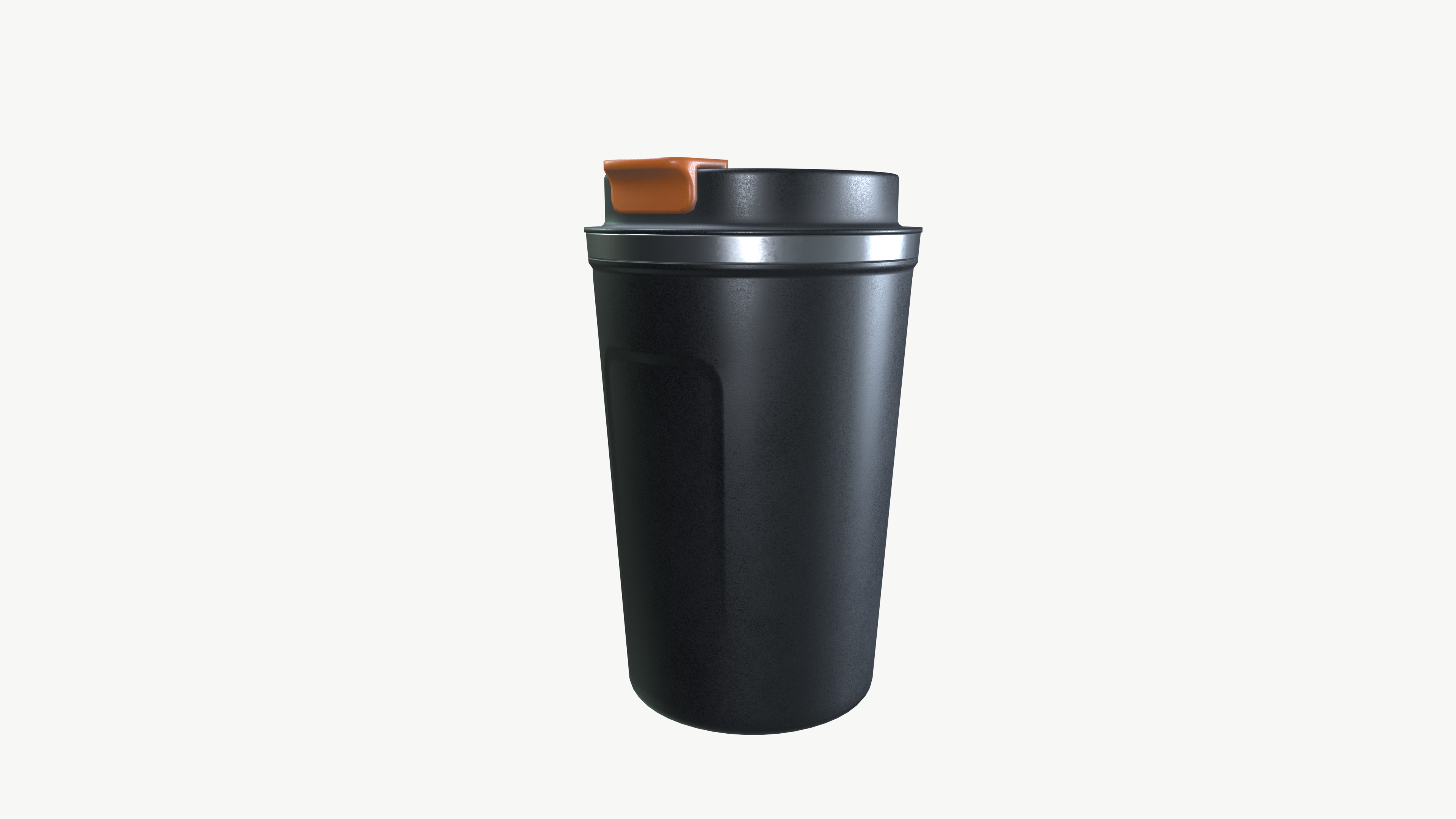 Protein shaker Low-poly 3D model_2