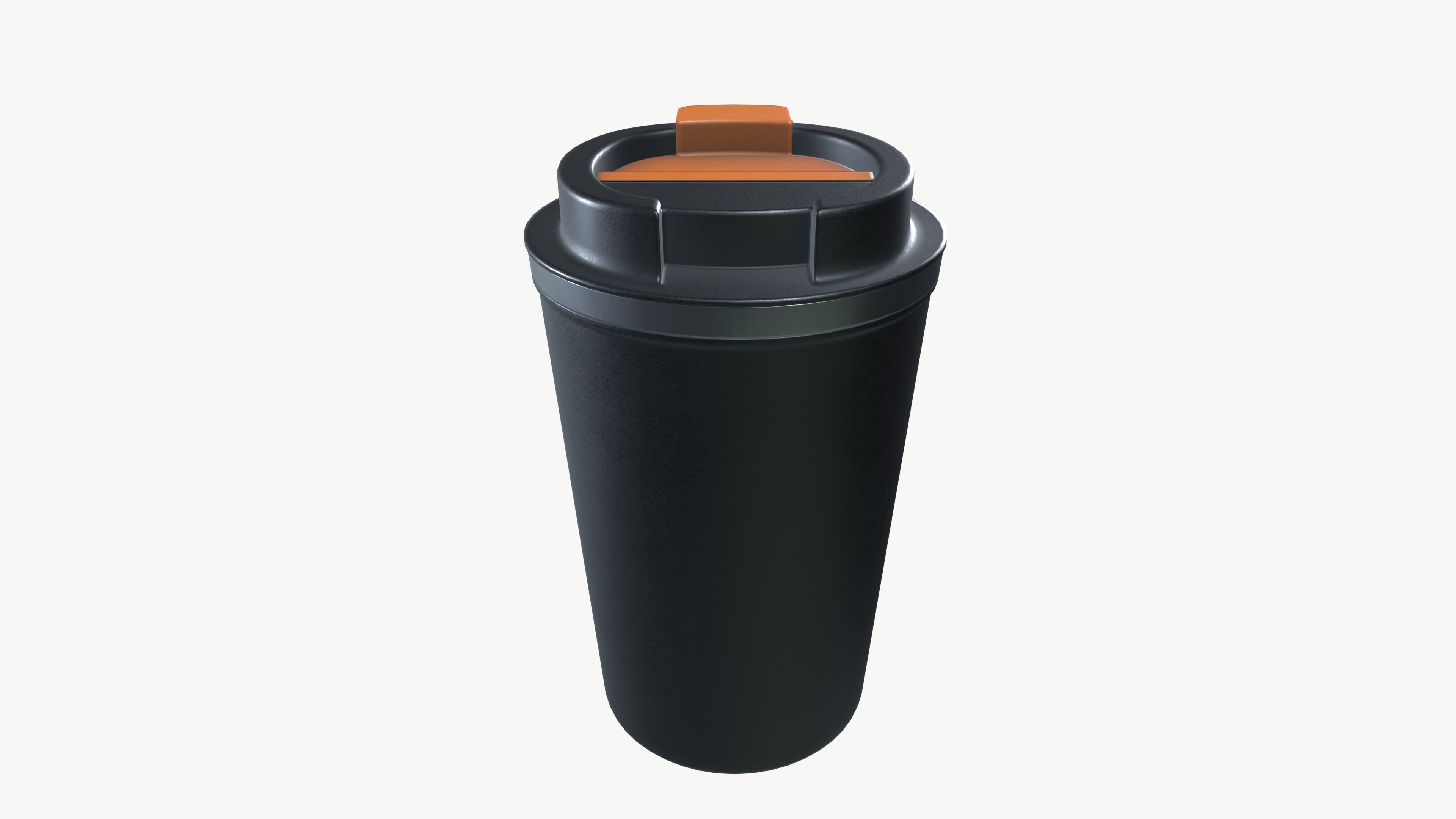 Protein shaker Low-poly 3D model_6