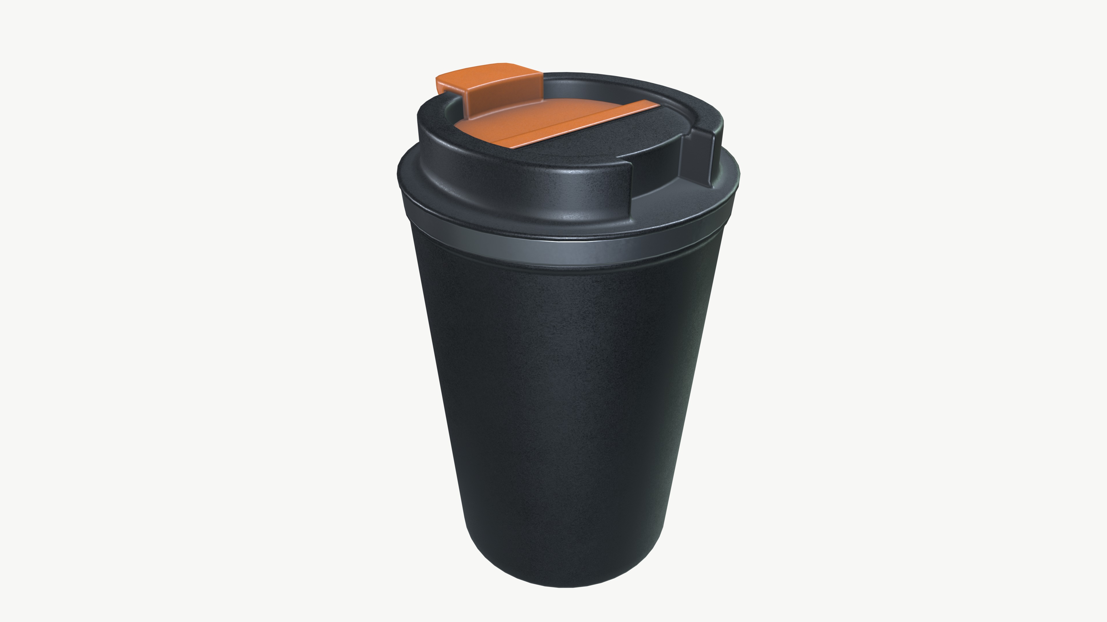 Protein shaker Low-poly 3D model_5