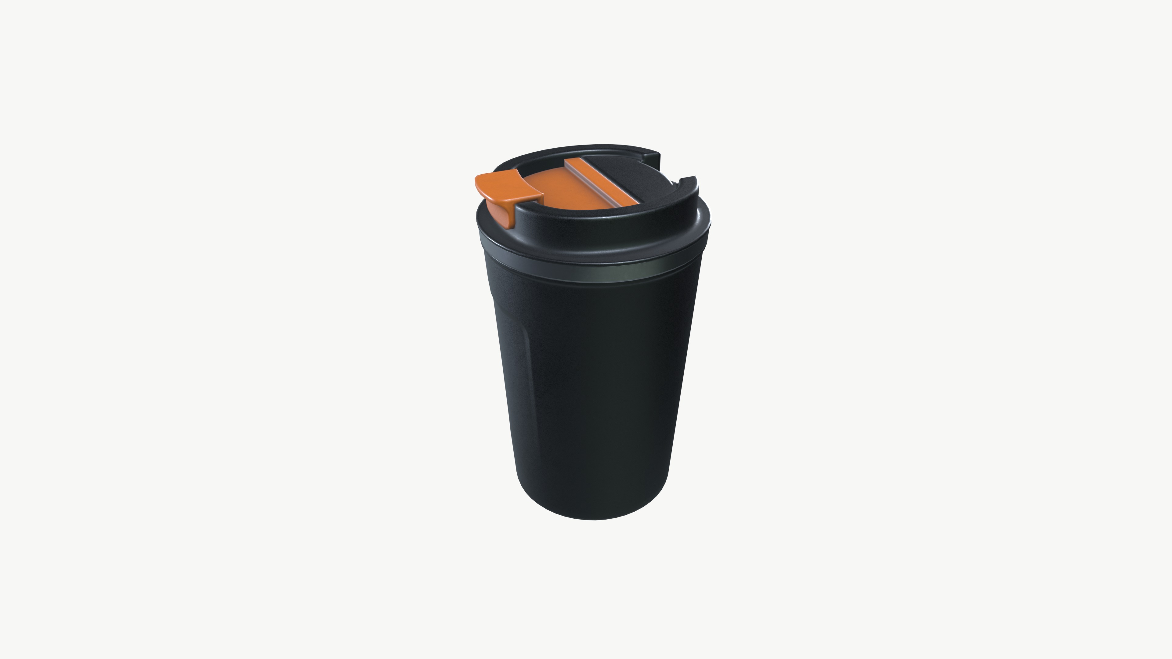 Protein shaker Low-poly 3D model_8