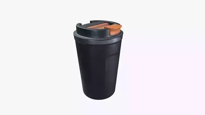Protein shaker Low-poly 3D model