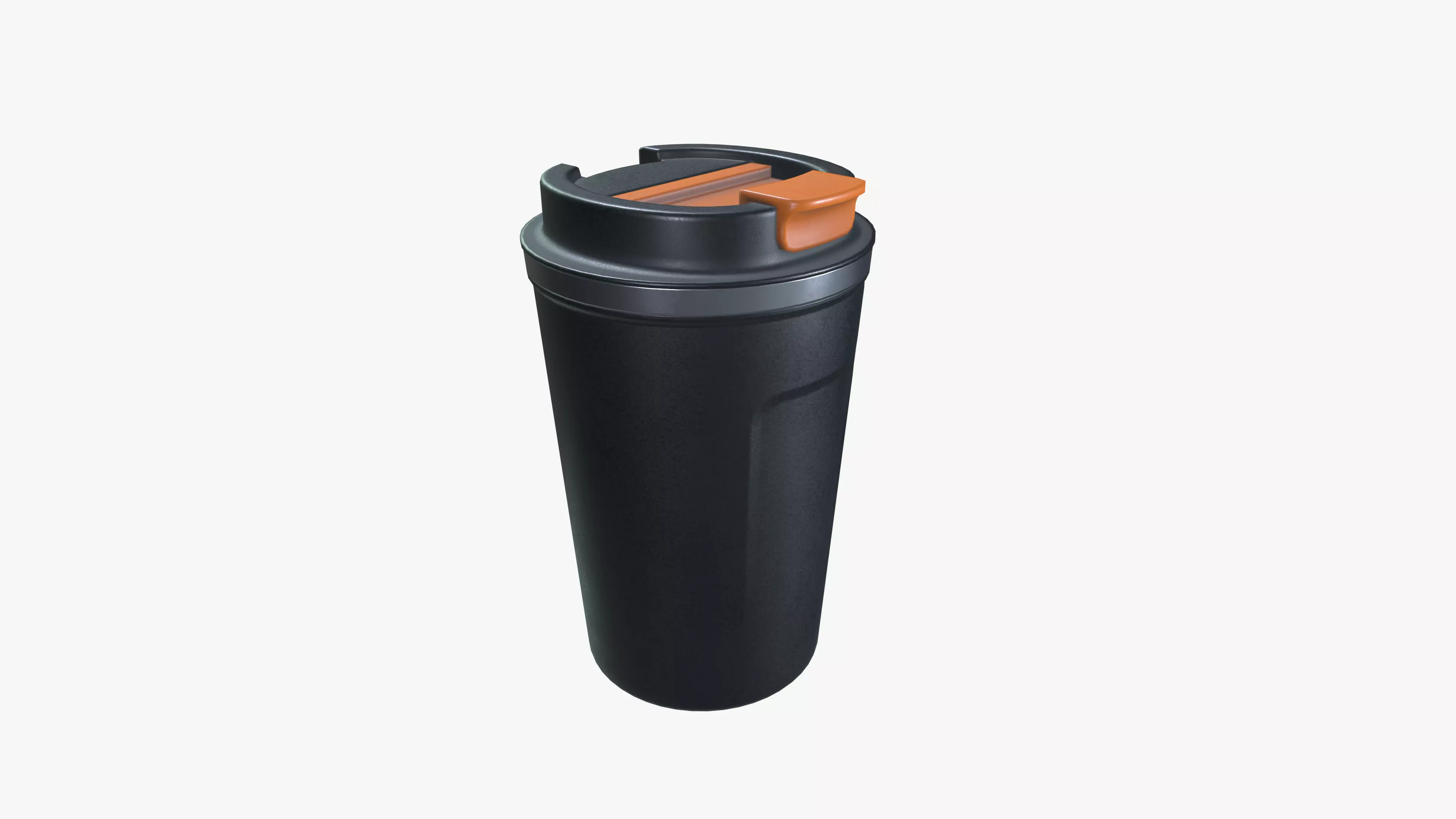 Protein shaker Low-poly 3D model_0
