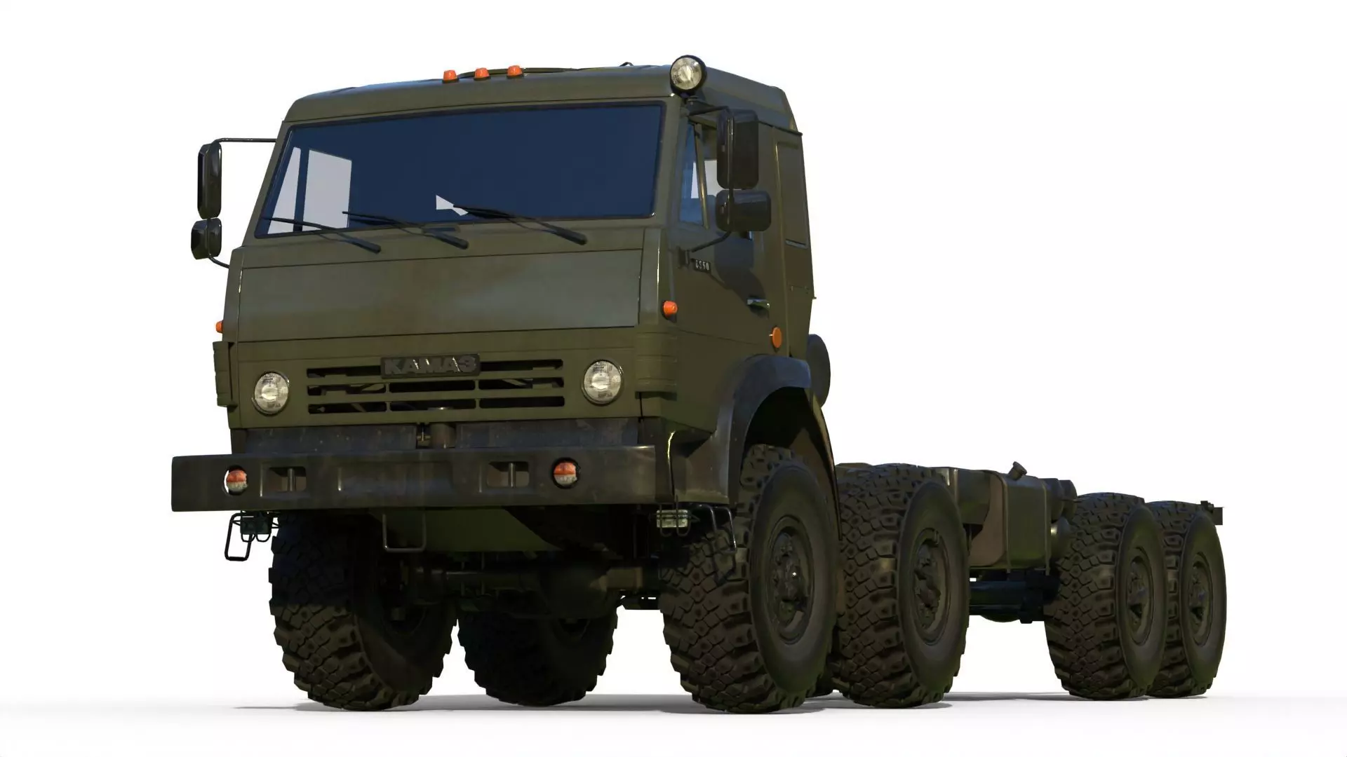 Kamaz-6350 Heavy utility truck 3D model_0