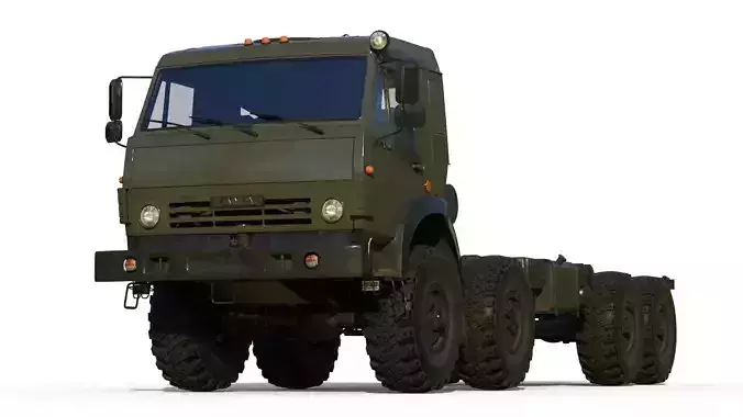 Kamaz-6350 Heavy utility truck 3D model