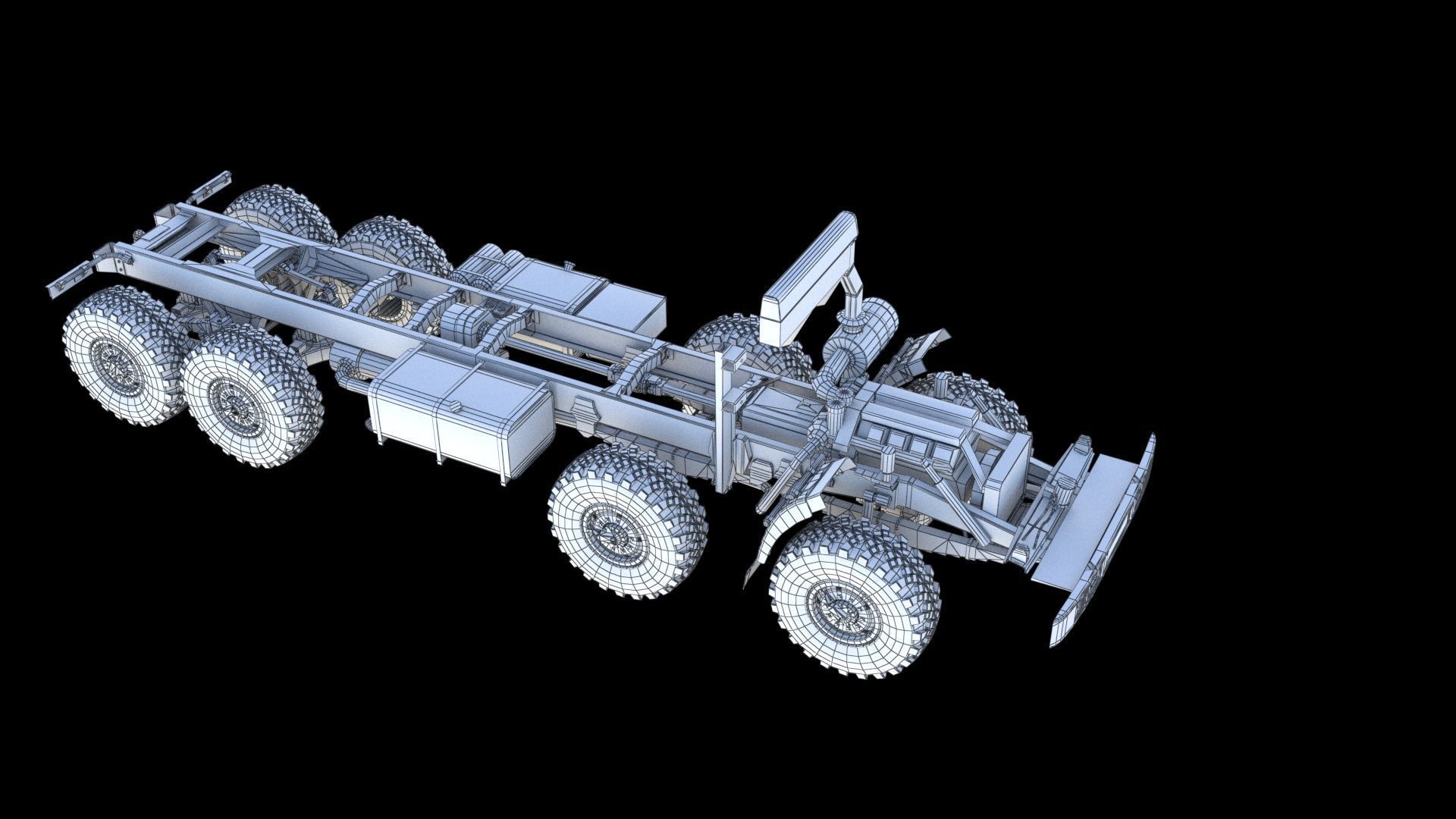 Kamaz-6350 Heavy utility truck 3D model_20