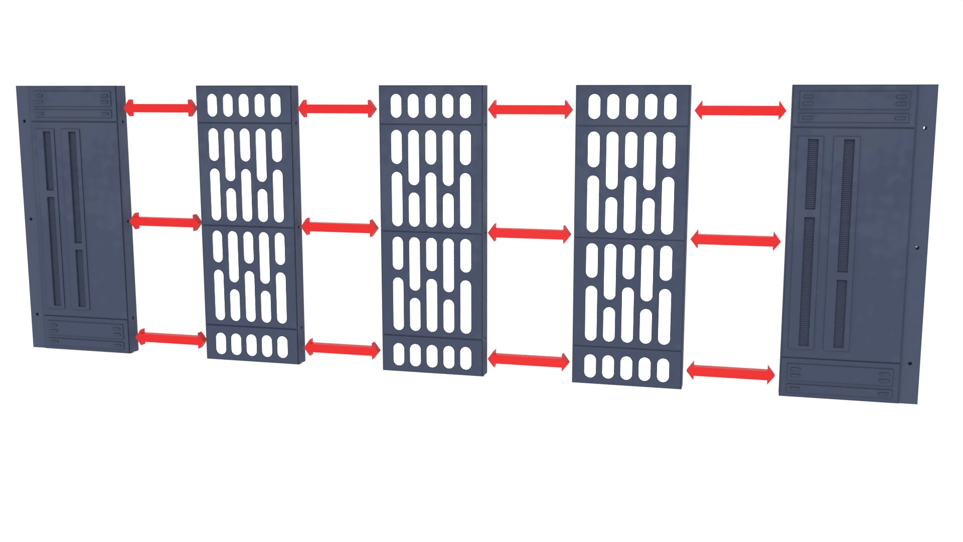Set 3 - Docking bay Command Office 1-12 scale Blackseries 3D print model_35
