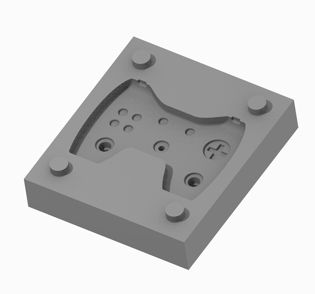 Chocolate Mold Gamepad 3D print model_1