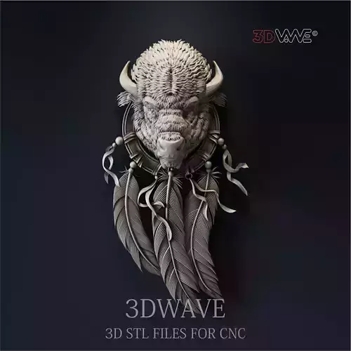 BISON WIND CATCHER 3d stl files for CNC