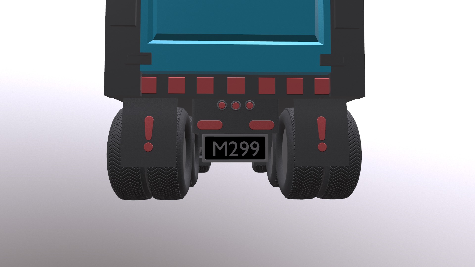 Load Trucktor With Rigged 3D model_32