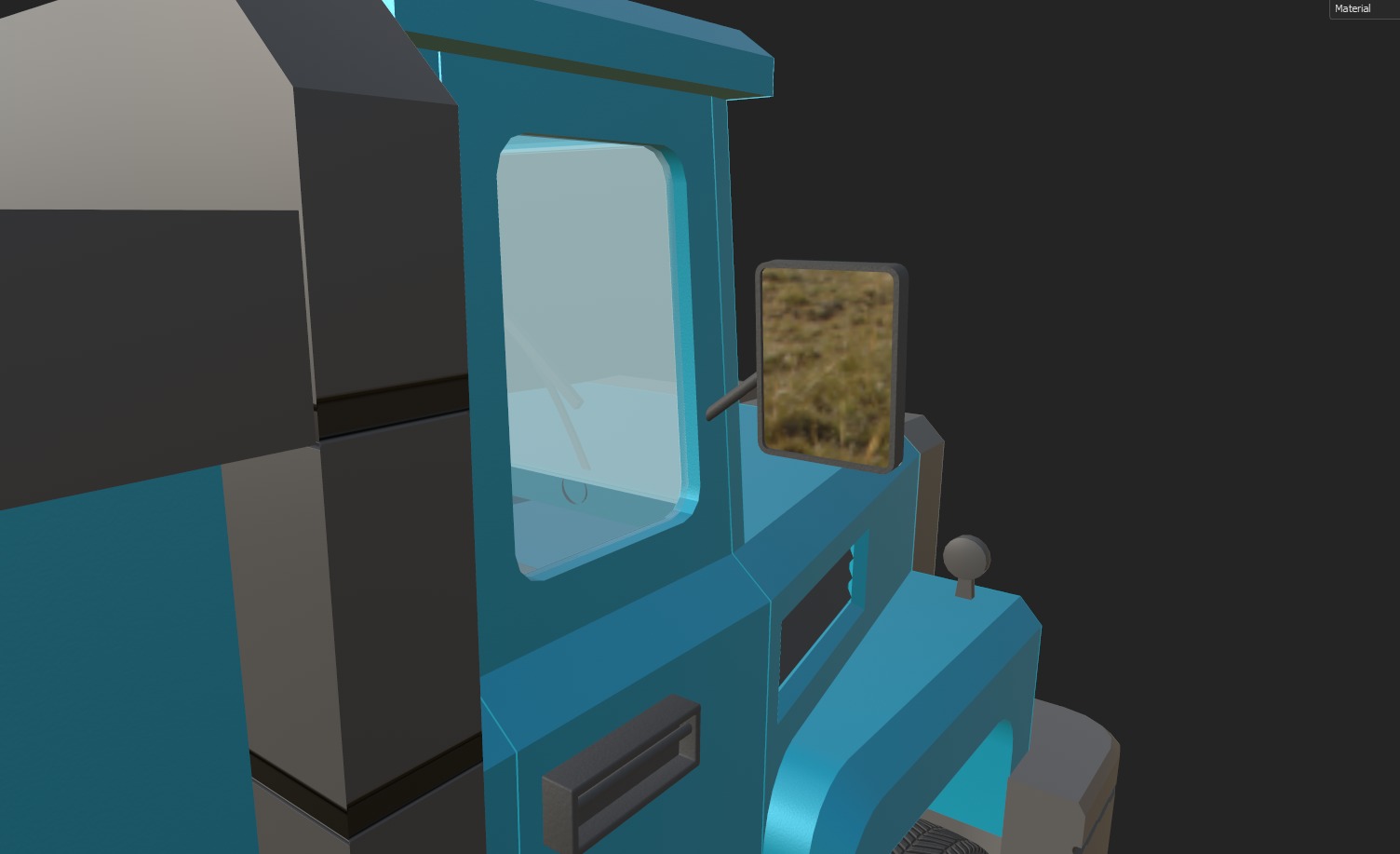 Load Trucktor With Rigged 3D model_50