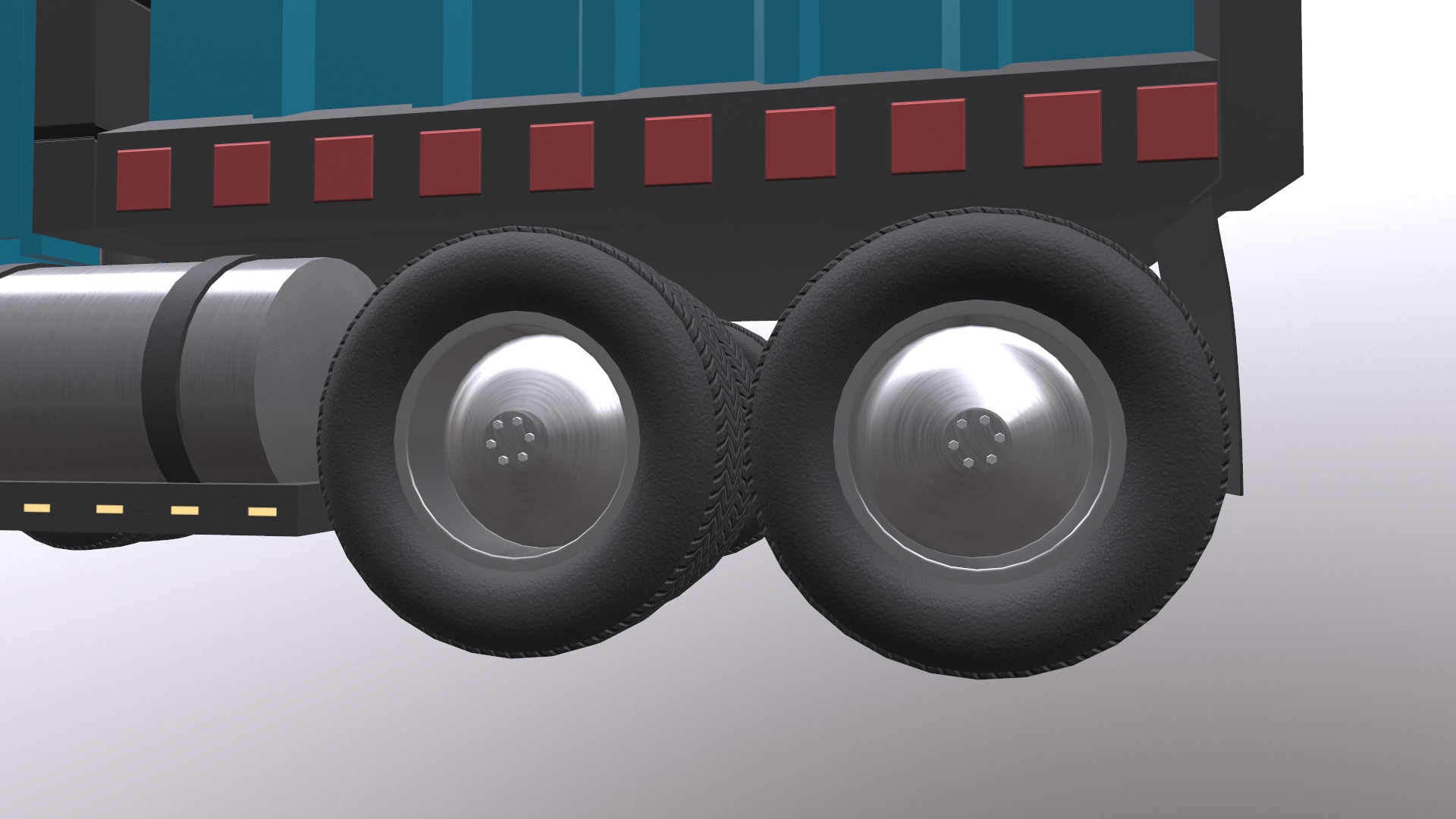 Load Trucktor With Rigged 3D model_33