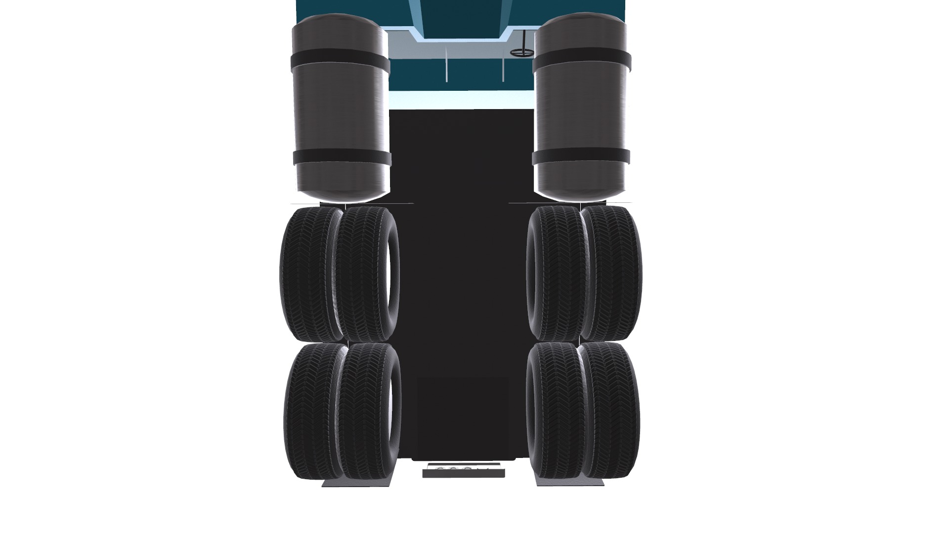 Load Trucktor With Rigged 3D model_26