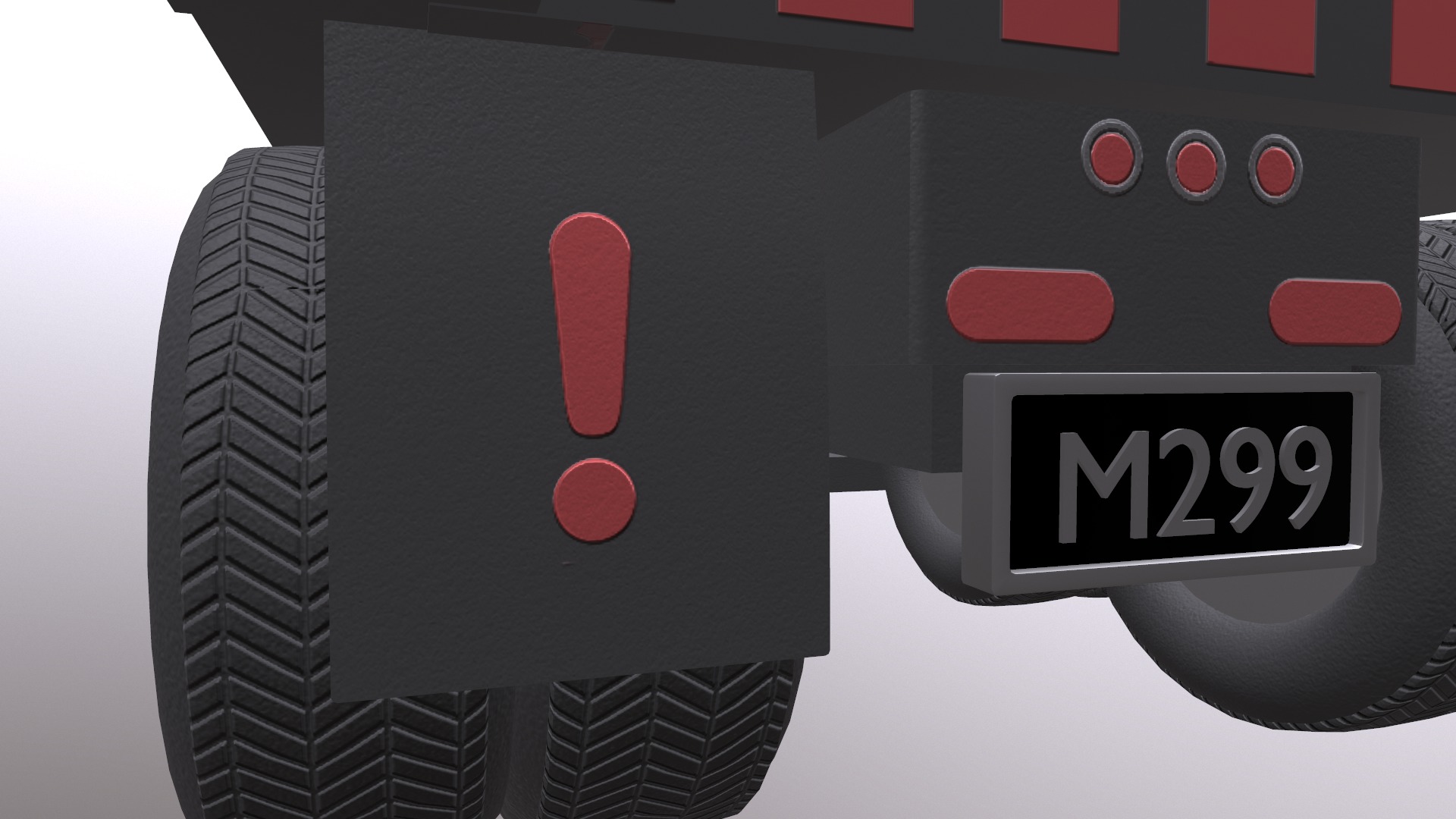 Load Trucktor With Rigged 3D model_22