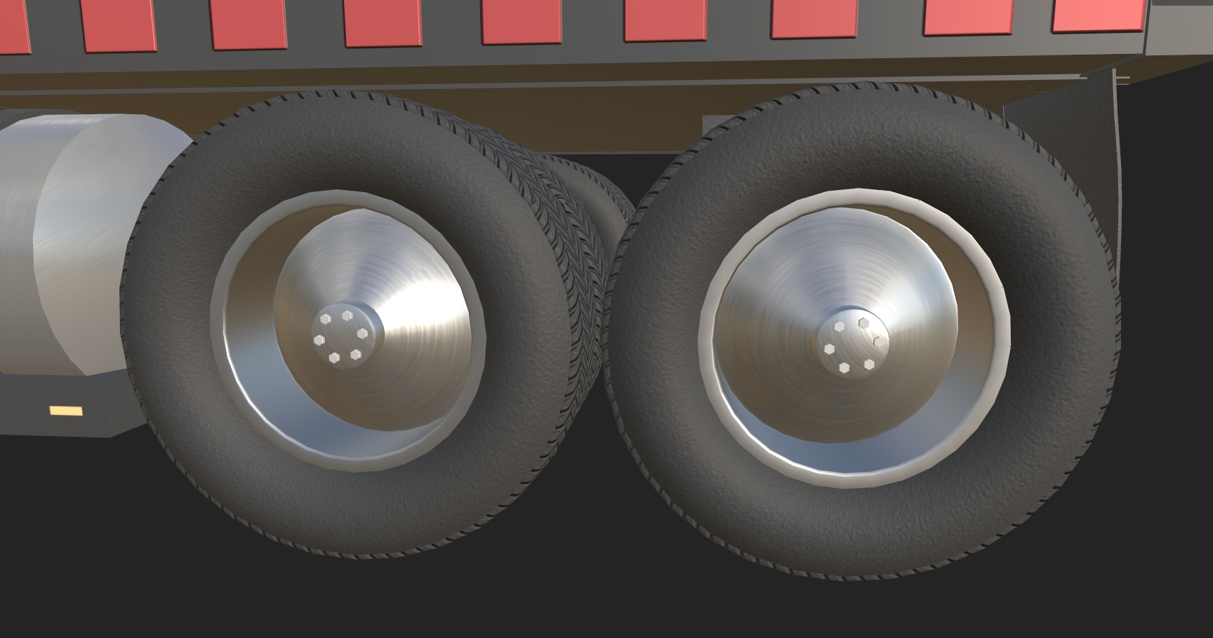 Load Trucktor With Rigged 3D model_40